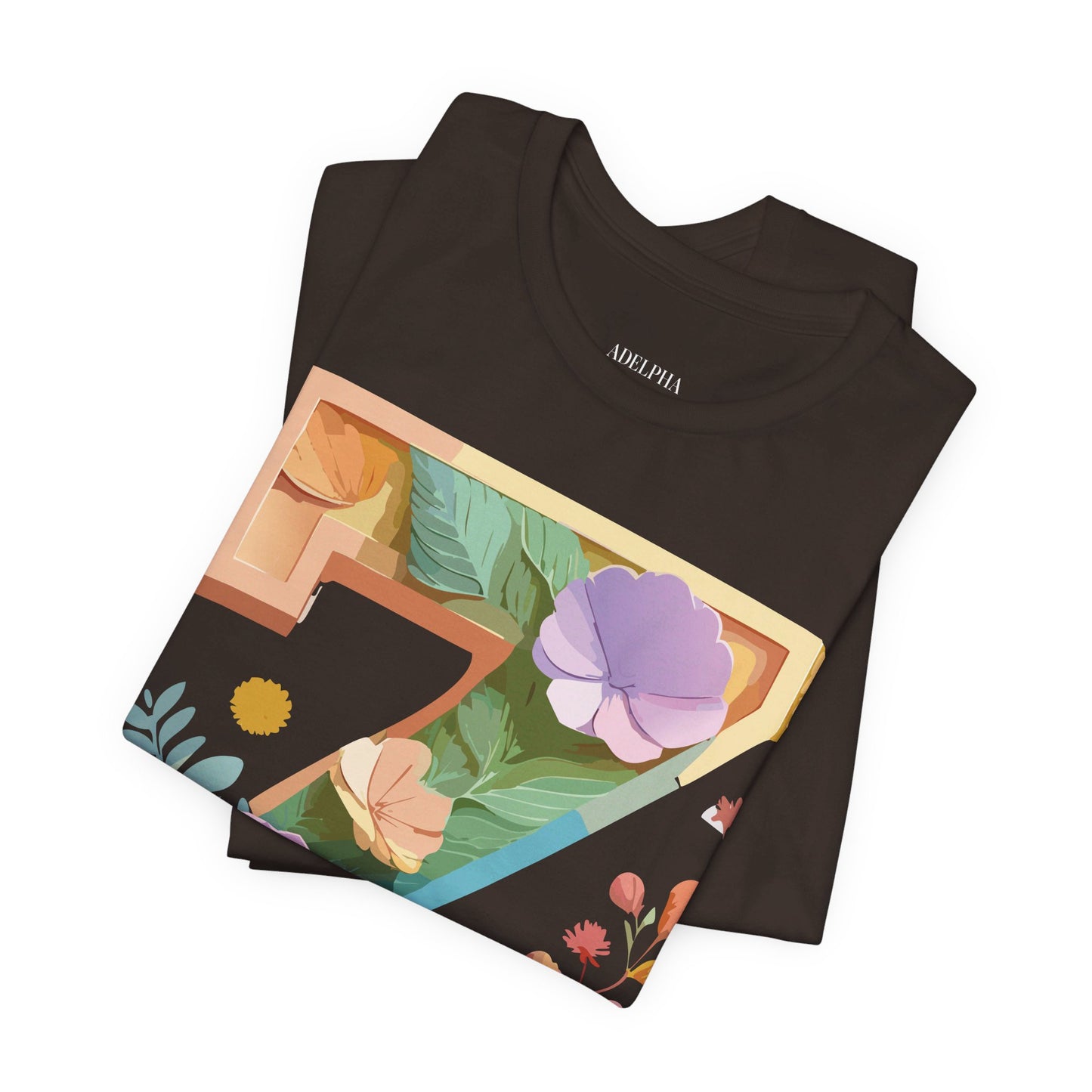 Natural Cotton Tee Shirt - Letters Collection - Z Printify