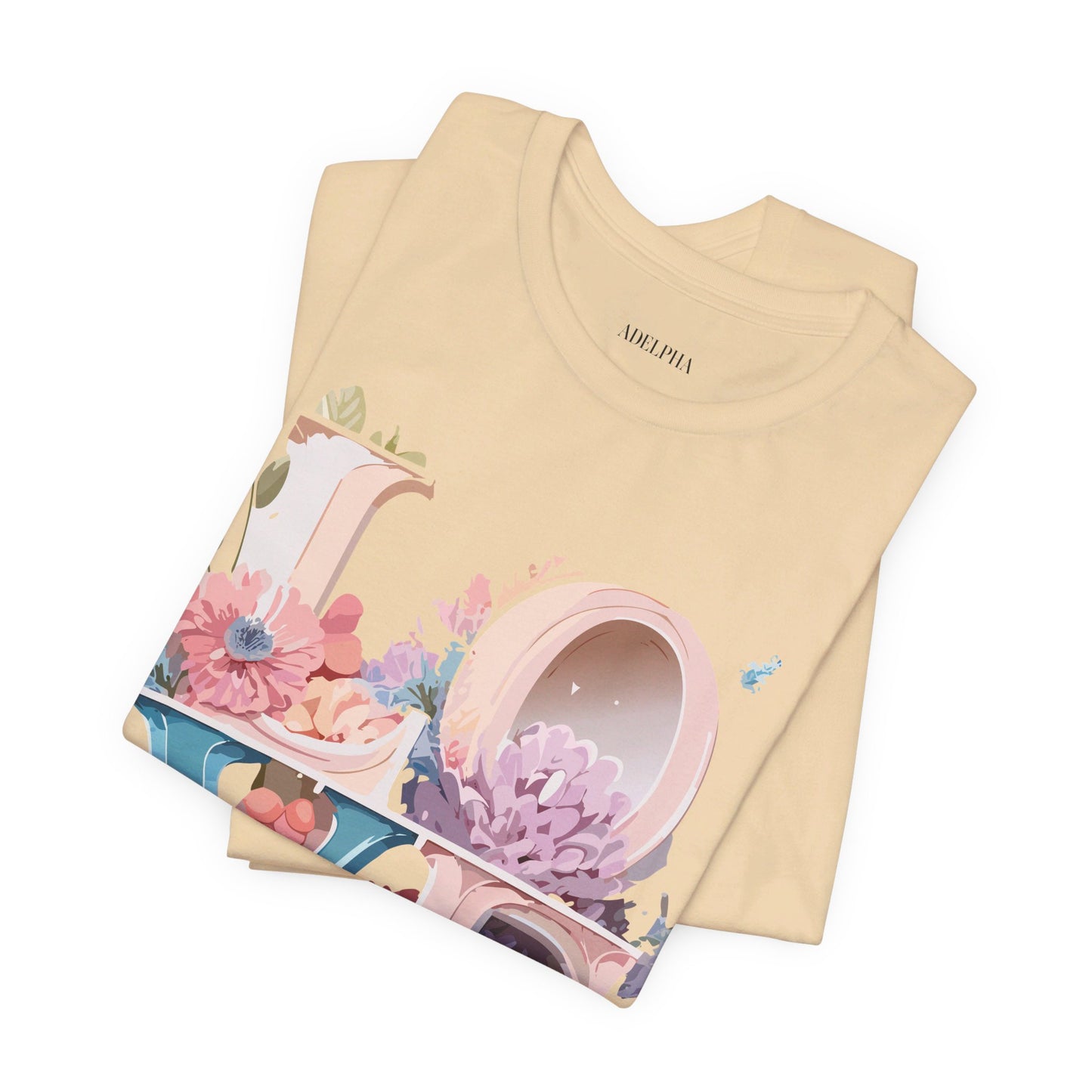 Natural Cotton Tee Shirt - Love story Collection Printify