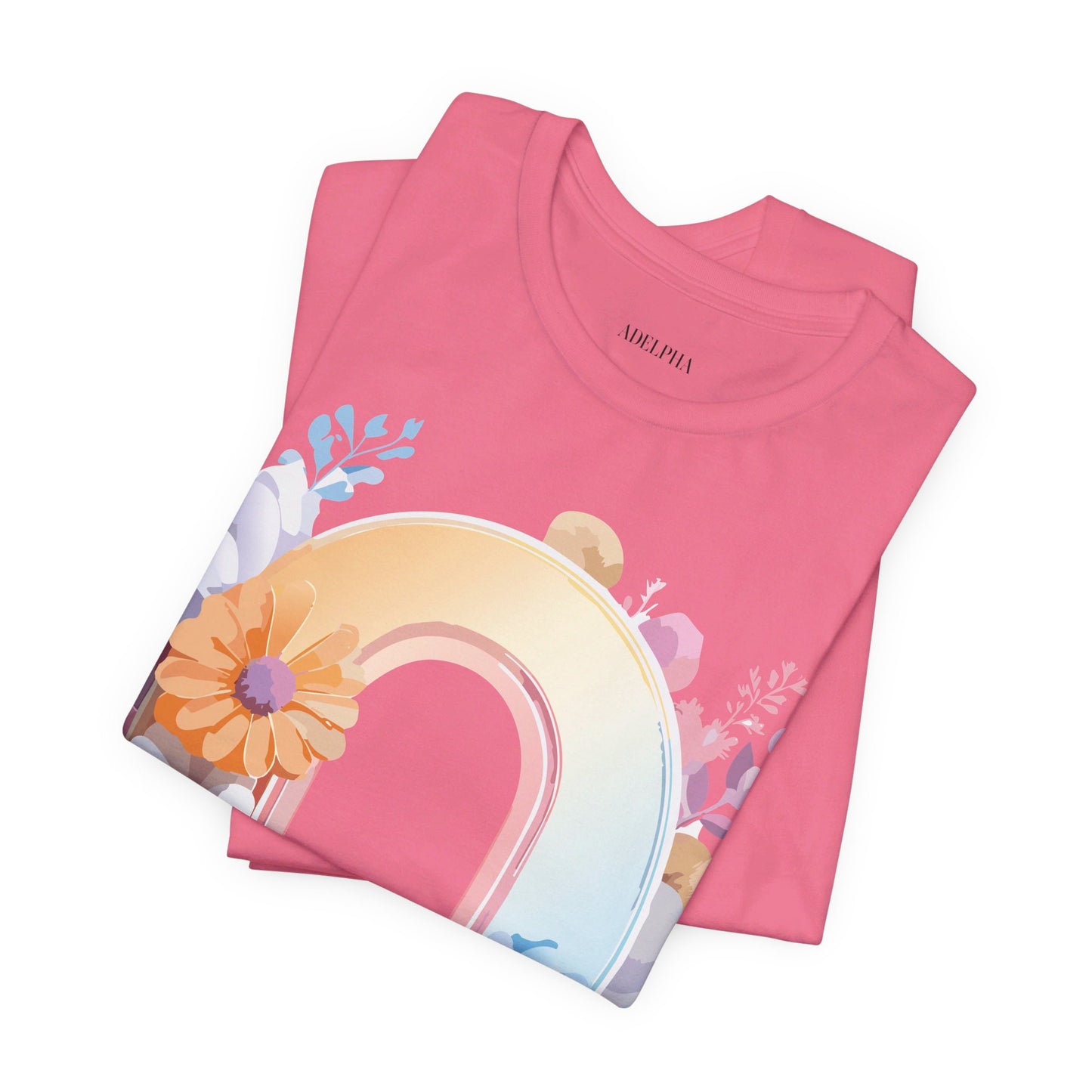 Natural Cotton Tee Shirt - Letters Collection - O Printify