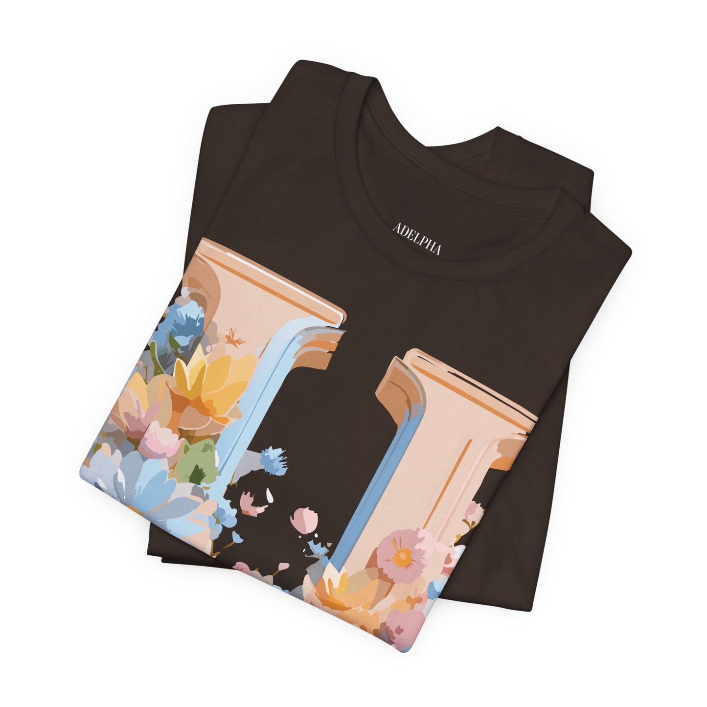 Natural Cotton Tee Shirt - Letters Collection - U Printify