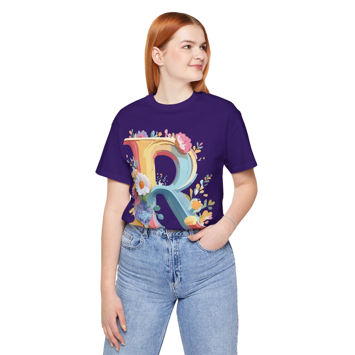 Letter Shirt, Letter R Shirt - ADELPHA