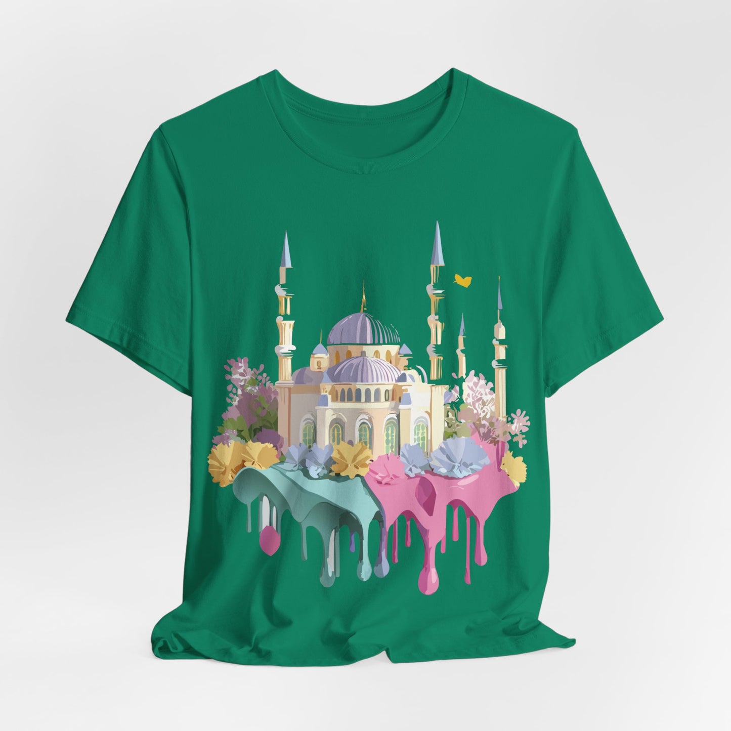 Natural Cotton Tee Shirt - Istanbul, Turkey Printify