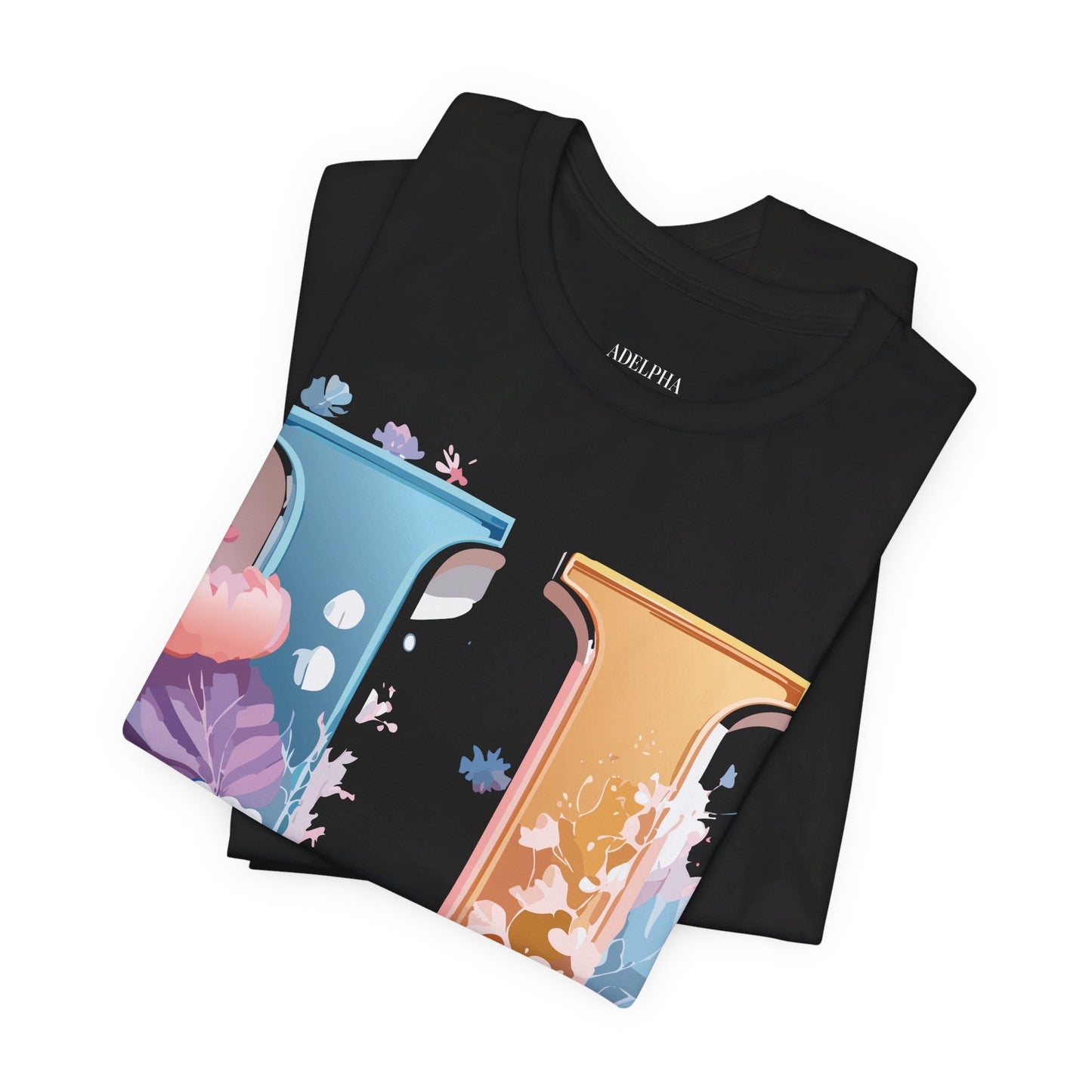 Natural Cotton Tee Shirt - Letters Collection - U Printify