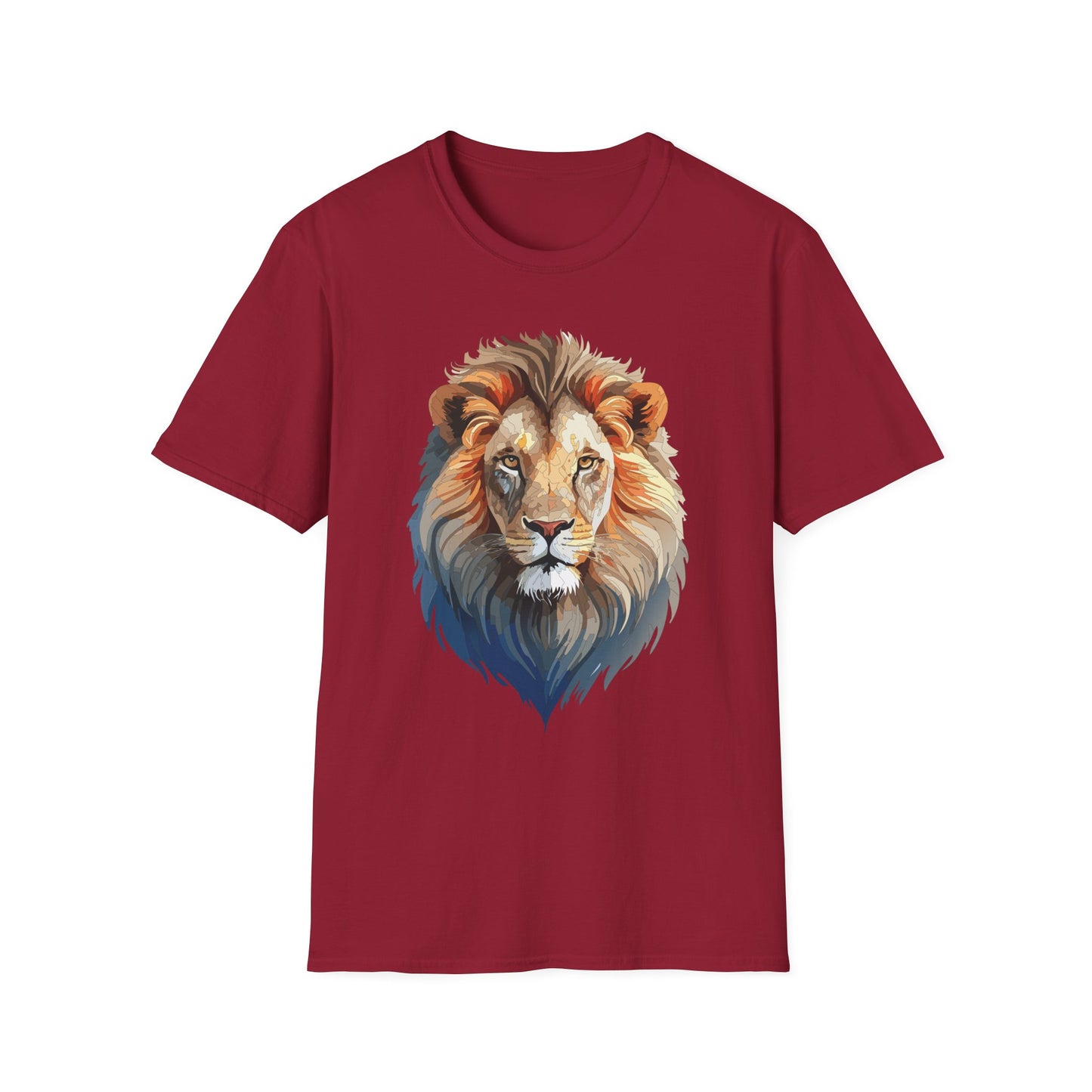 Lion Shirt, Shirt with Lion, Floral Lion Tee, Shirt with Animals