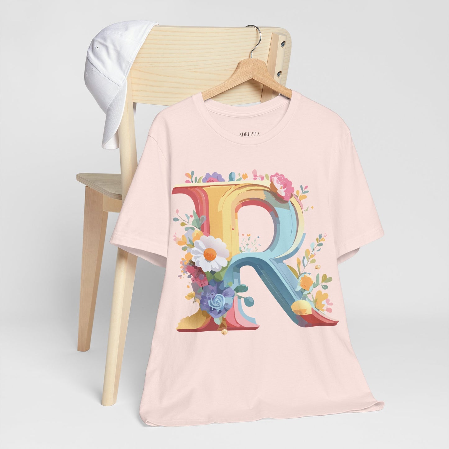Letter Shirt, Letter R Shirt - ADELPHA