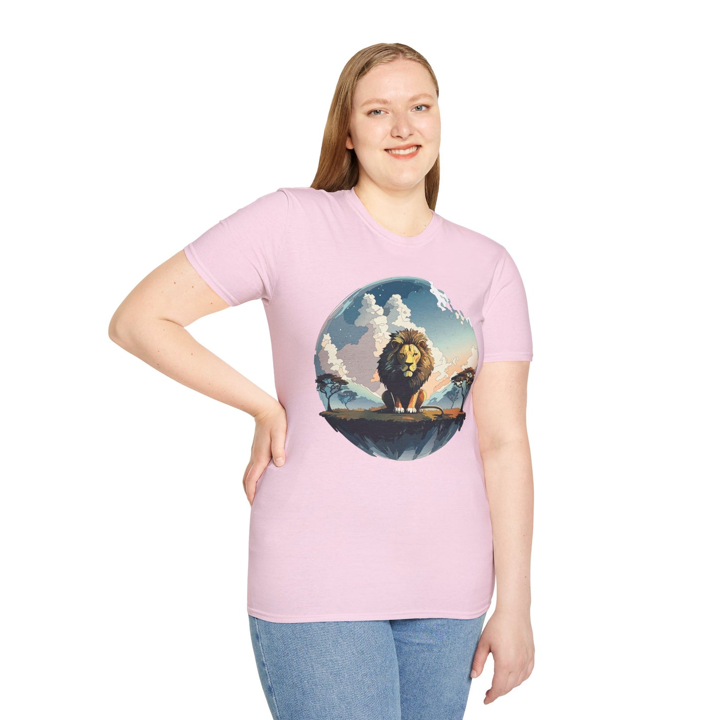 Lion Shirt, Shirt with Lion, Animal Tee, Shirt with Animals