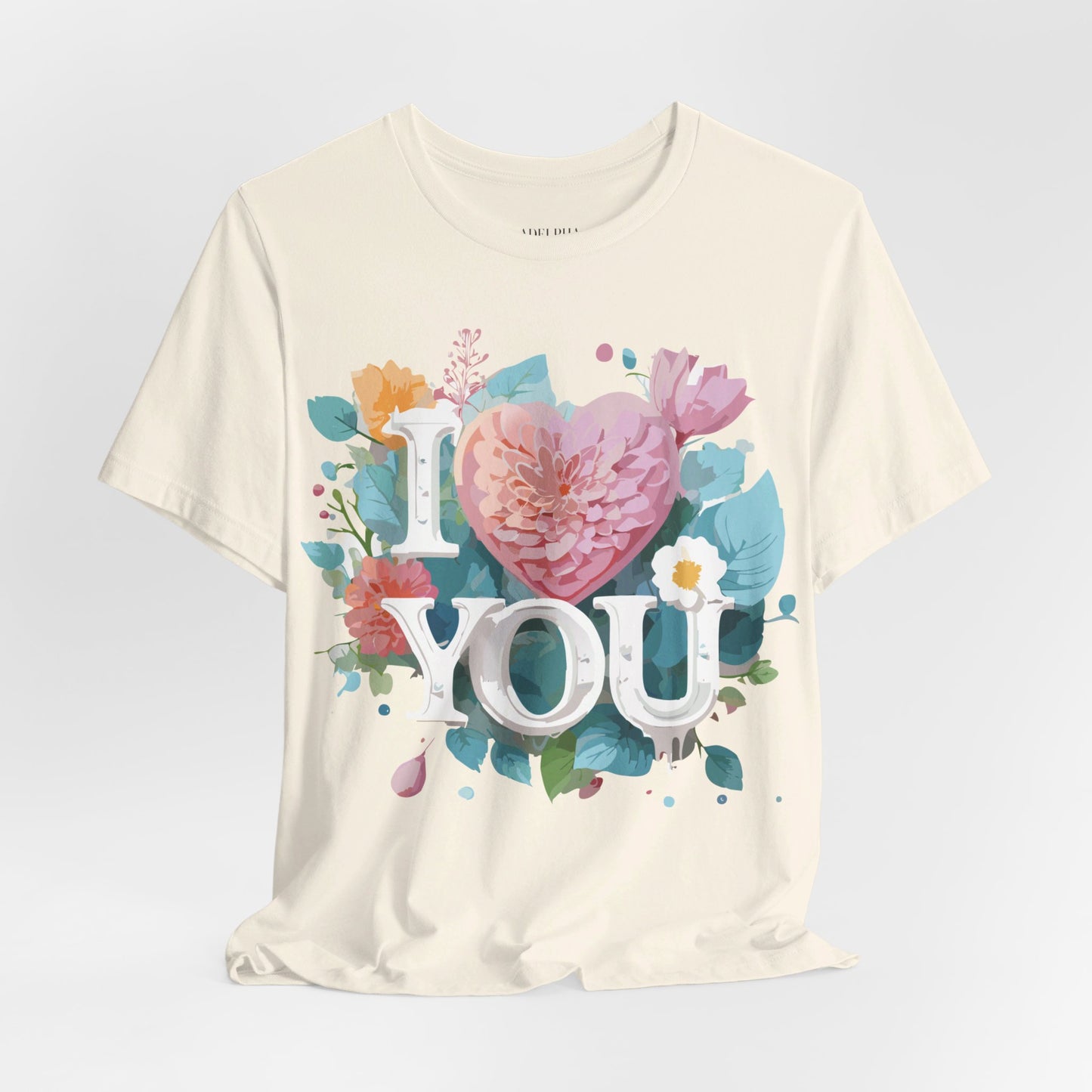 Natural Cotton Tee Shirt - Love story Collection Printify