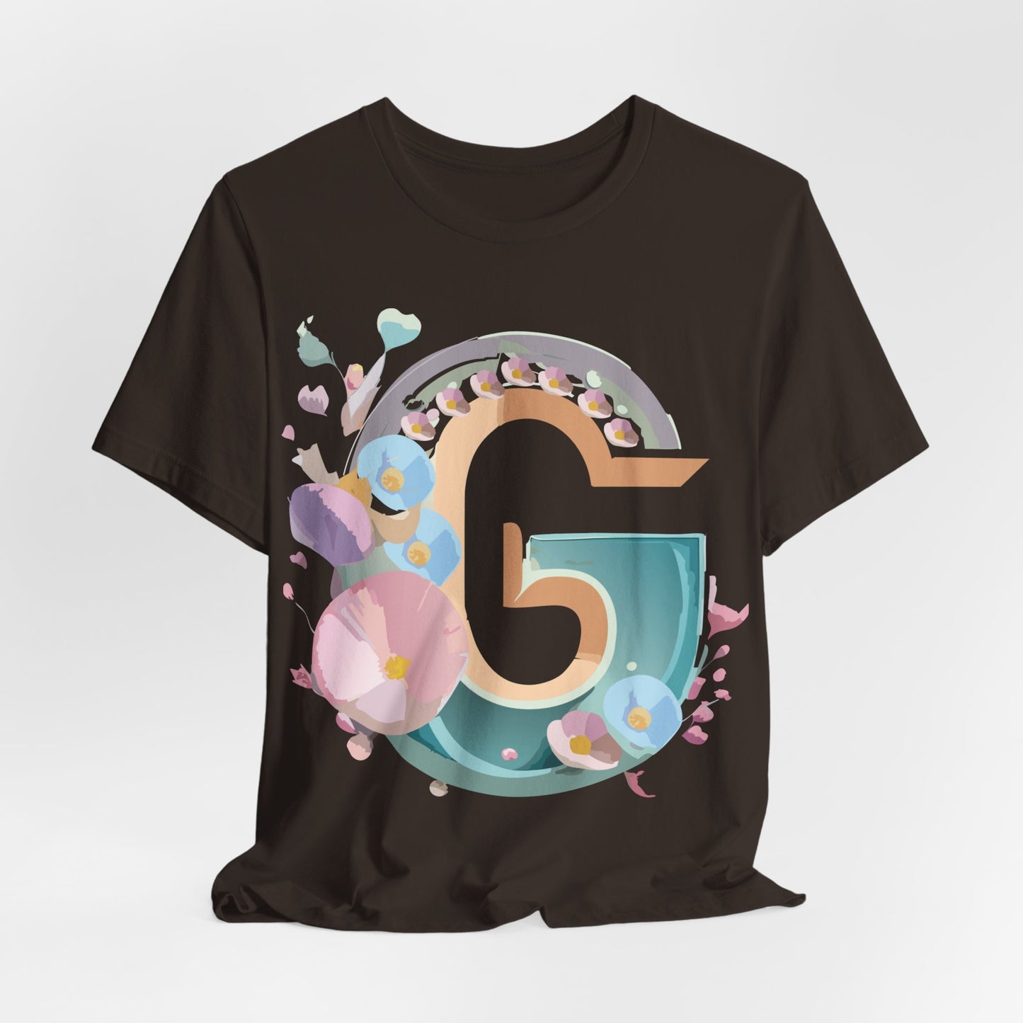 Natural Cotton Tee Shirt - Letters Collection - G Printify