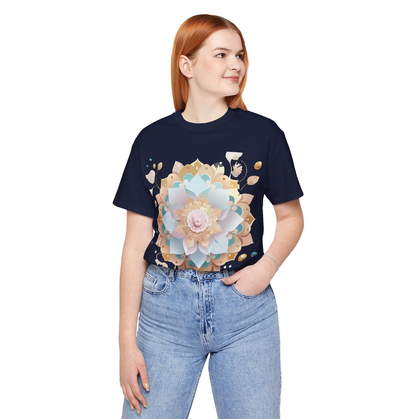 Natural Cotton Tee Shirt - Medallion Collection Printify