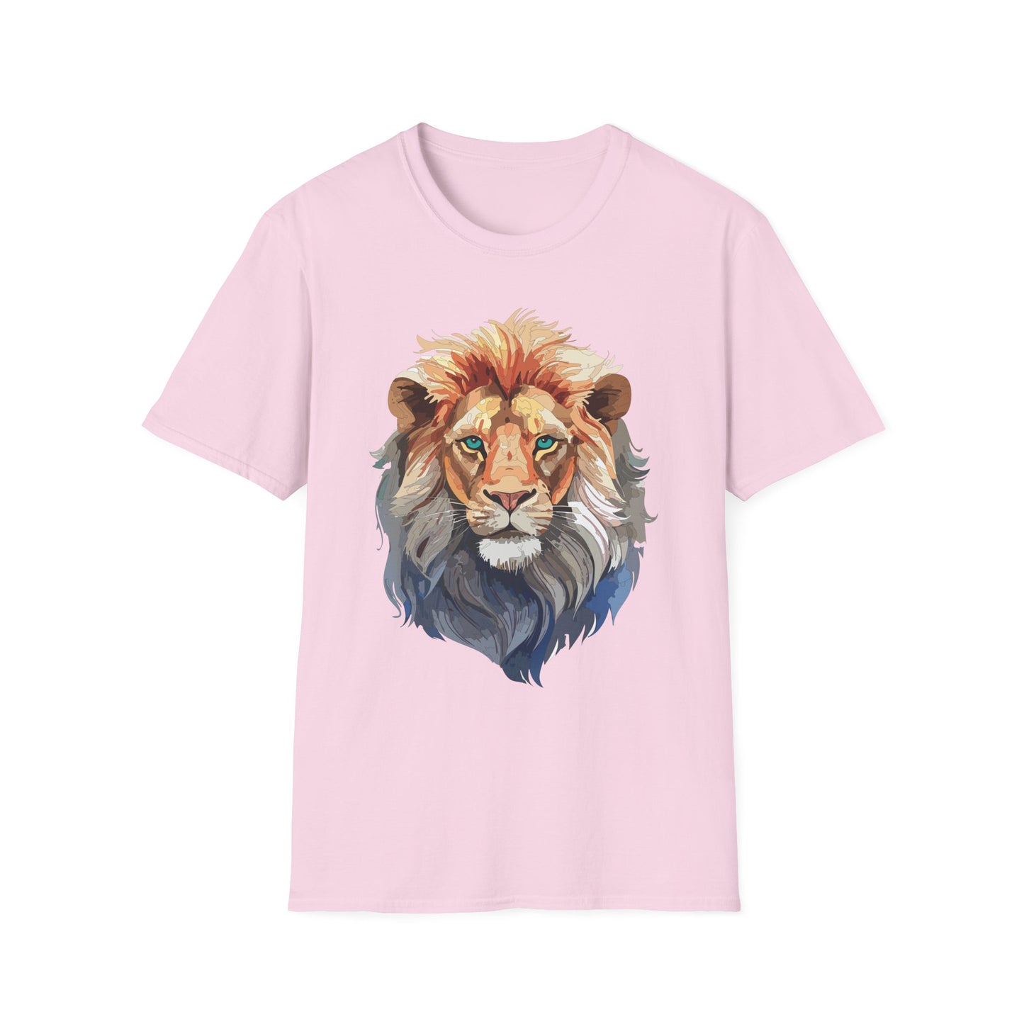 Lion Shirt, Shirt with Lion, Floral Lion Tee, Shirt with Animals