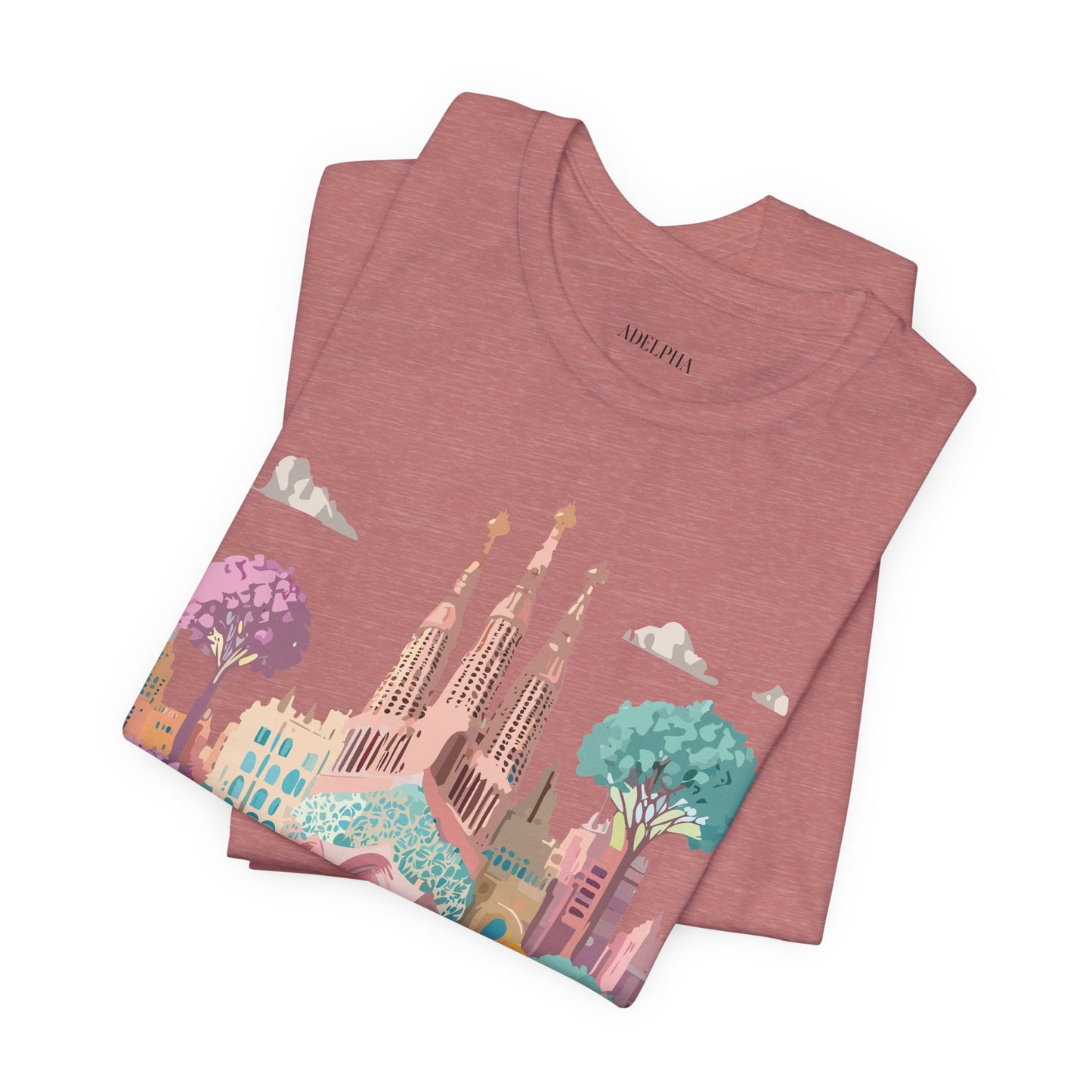 Tourist Shirt, Shirt with Barcelona - ADELPHA