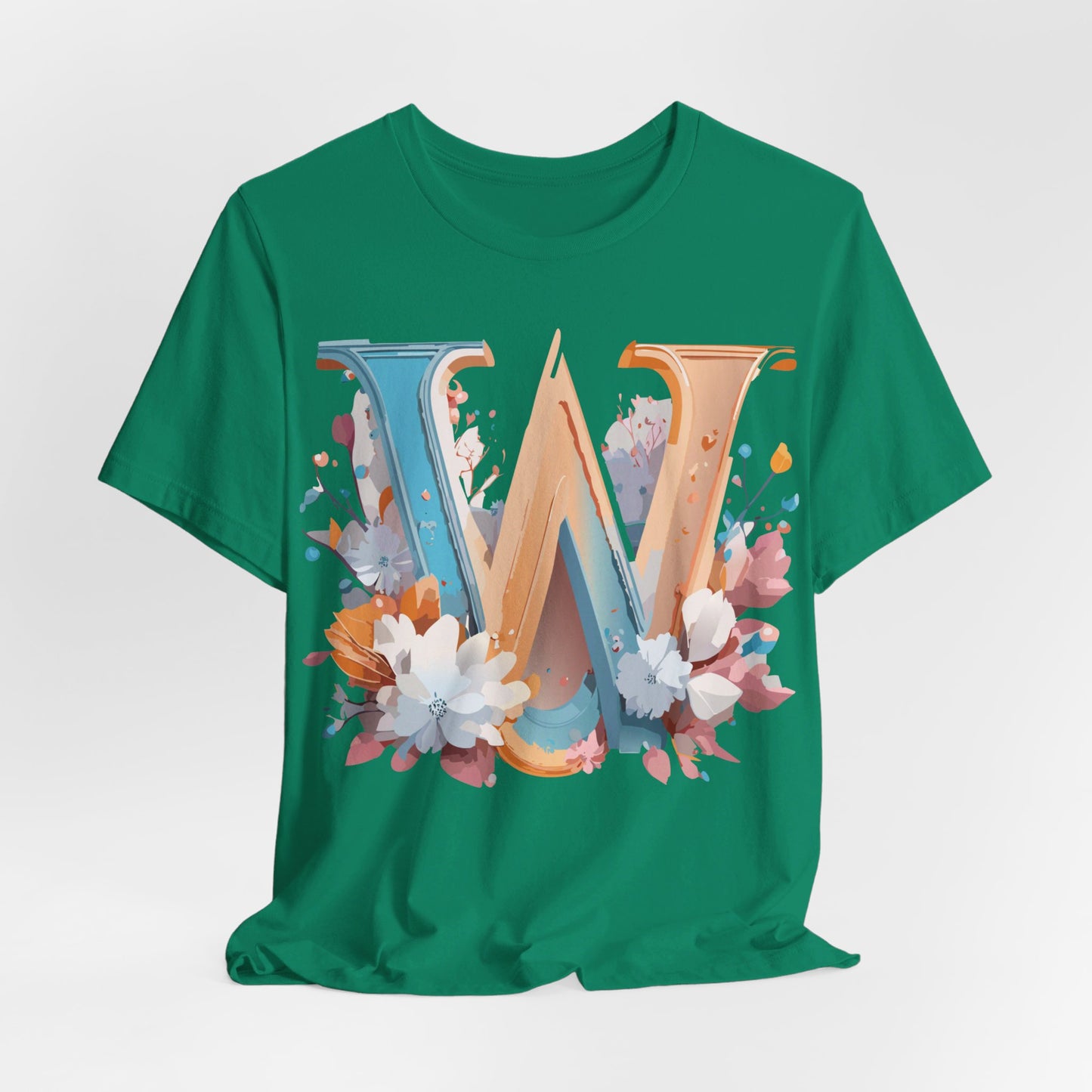Natural Cotton Tee Shirt - Letters Collection - W Printify