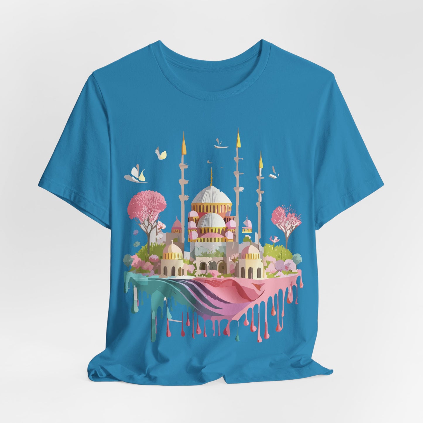 Natural Cotton Tee Shirt - Istanbul, Turkey Printify