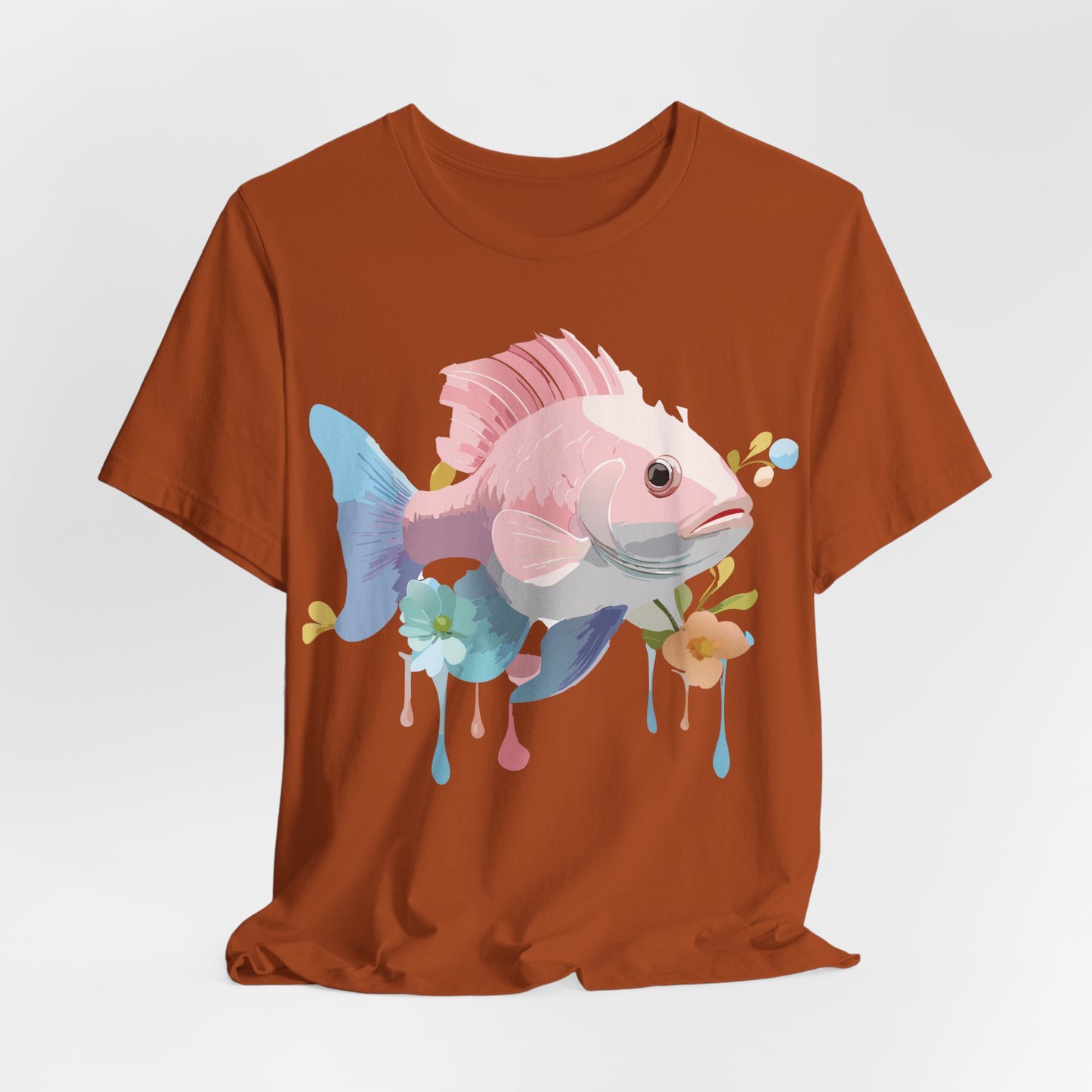 Shirt with Animals | Fish Printify