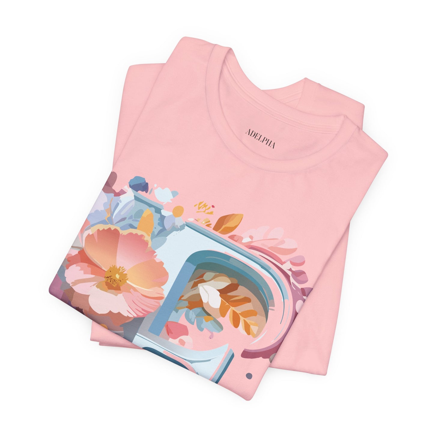 Natural Cotton Tee Shirt - Letters Collection - F Printify
