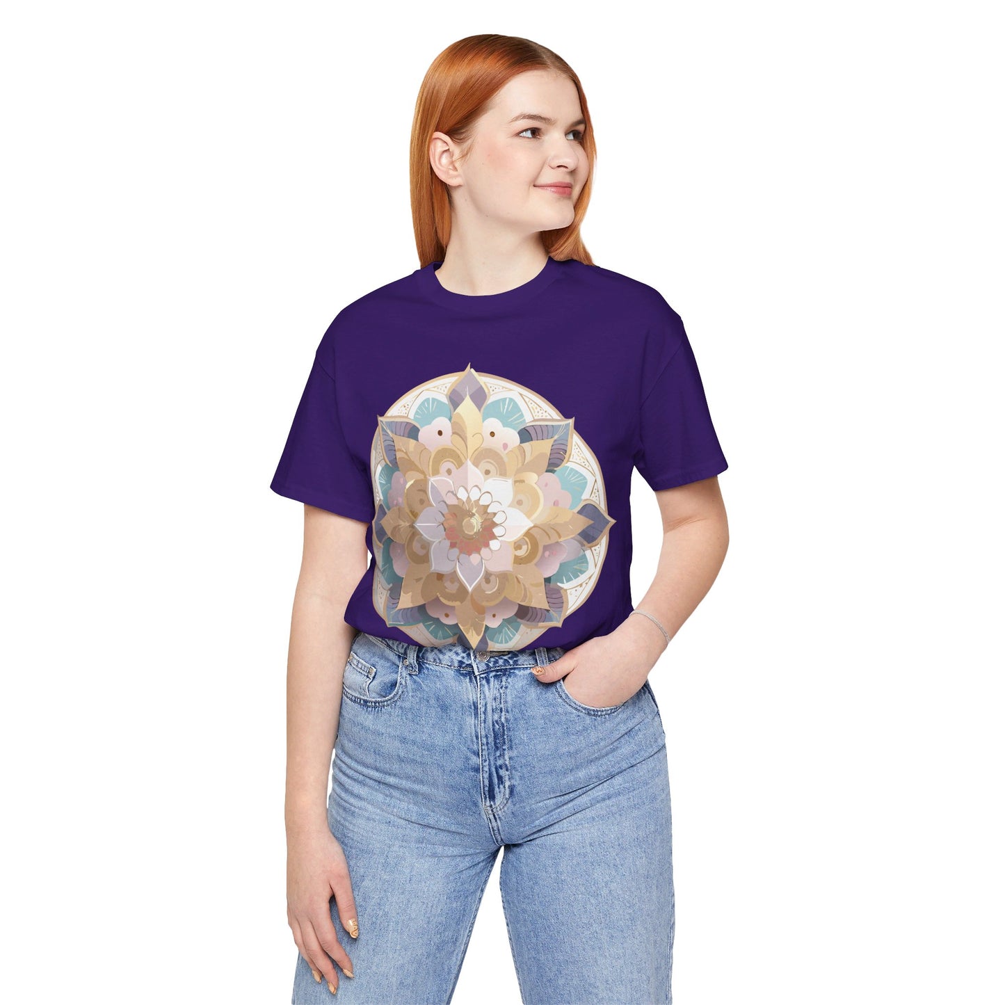 Natural Cotton Tee Shirt - Medallion Collection Printify