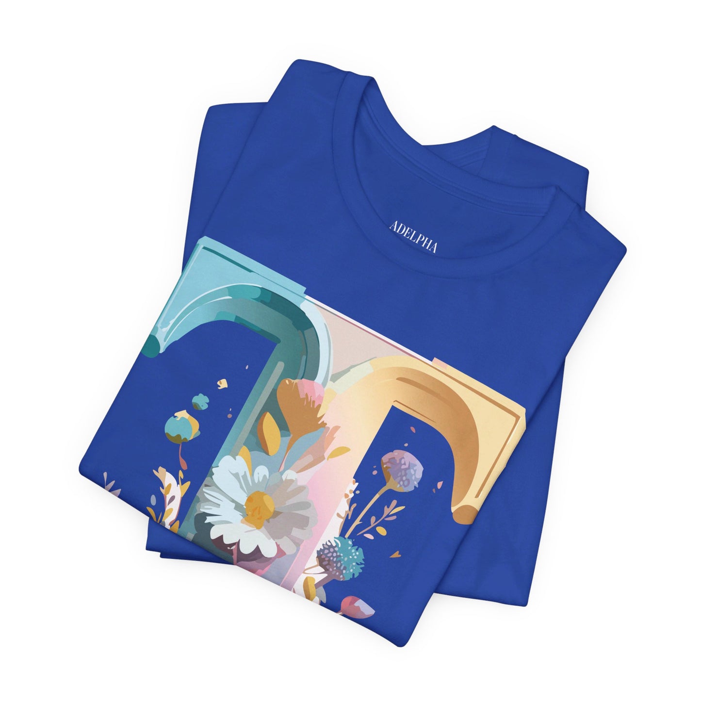 Natural Cotton Tee Shirt - Letters Collection - T Printify