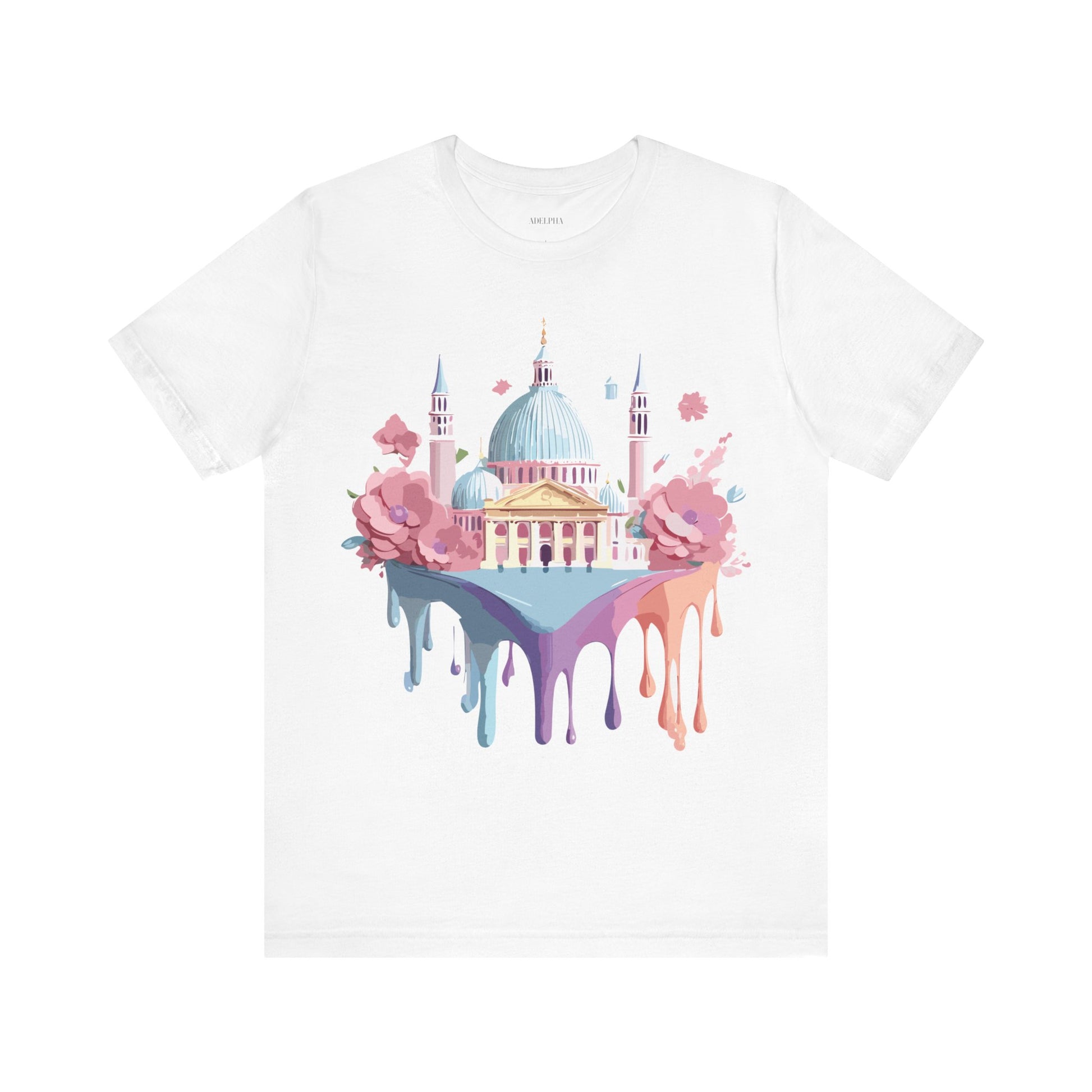 Natural Cotton Tee Shirt - Beautiful Places Collection - Venice Printify