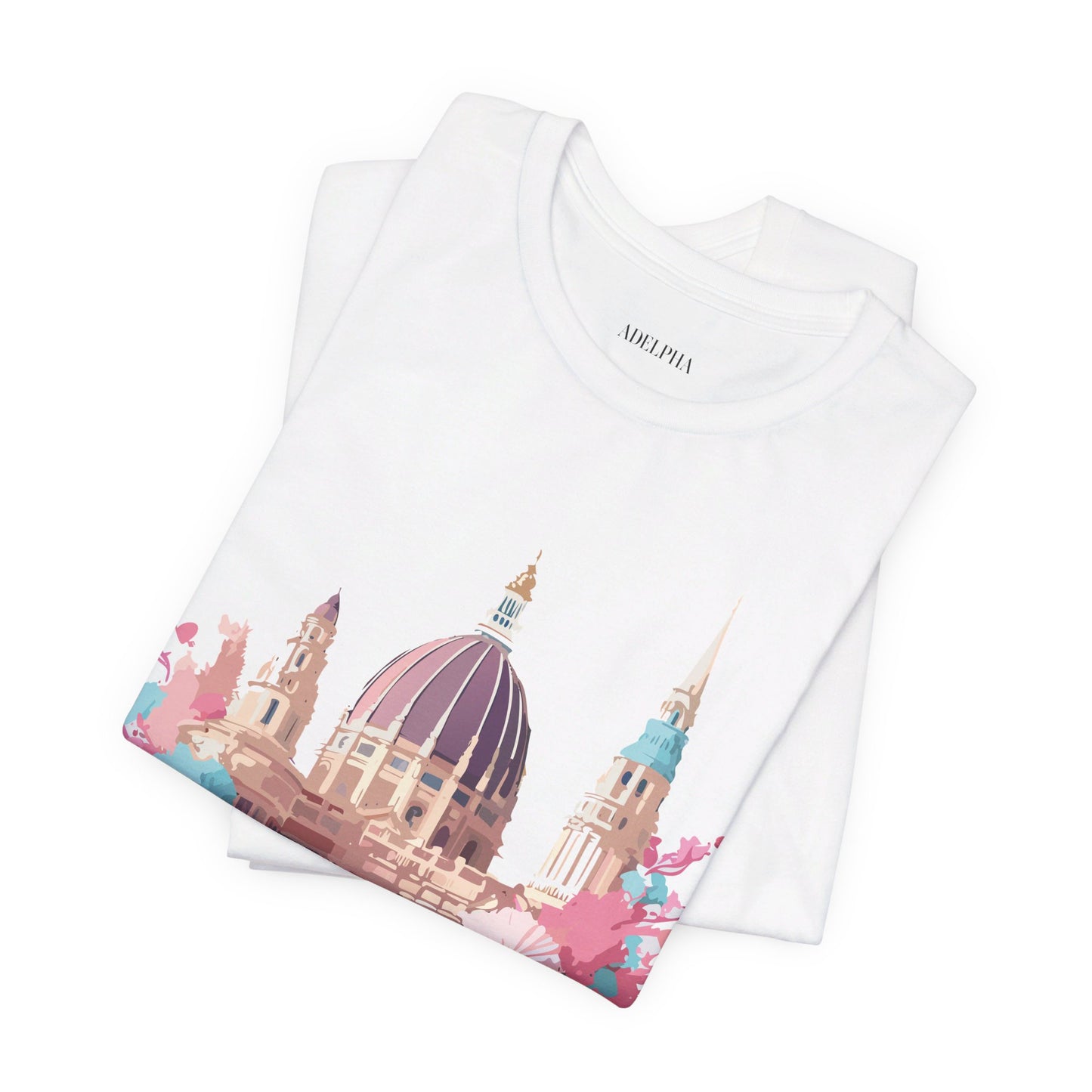 Natural Cotton Tee Shirt - Beautiful Places Collection - Vienna Printify