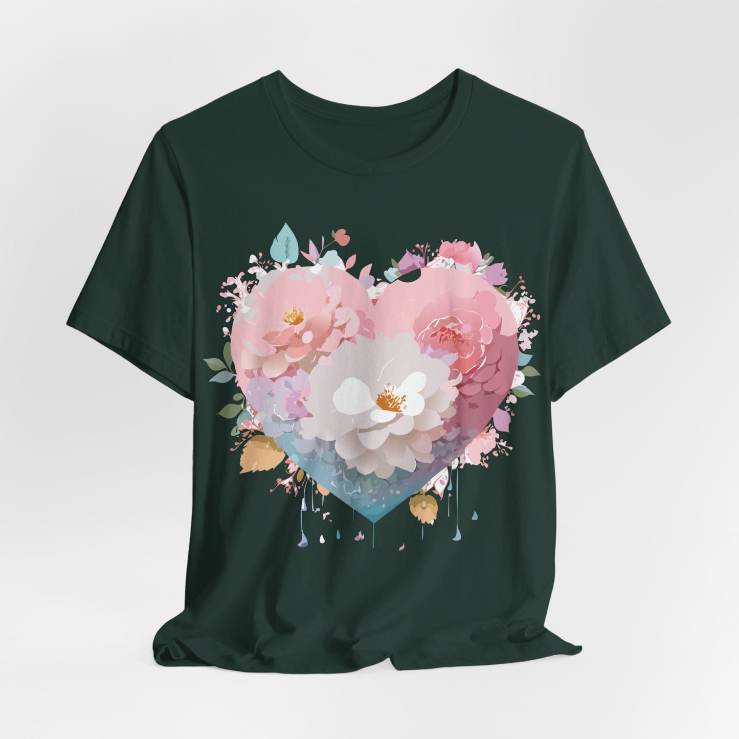 Natural Cotton Tee Shirt - Love Story Collection Printify