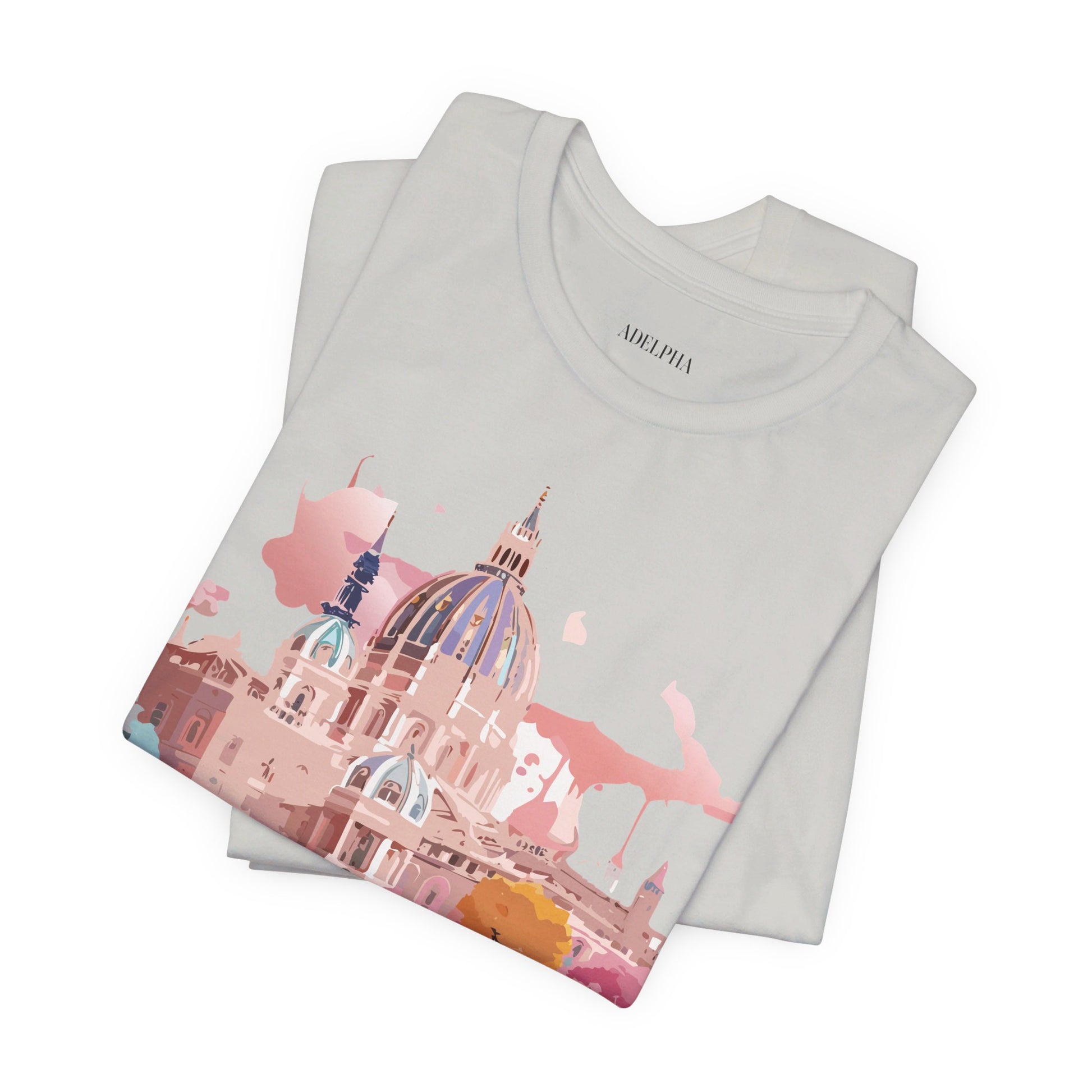 Natural Cotton Tee Shirt - Beautiful Places Collection - Vienna Printify