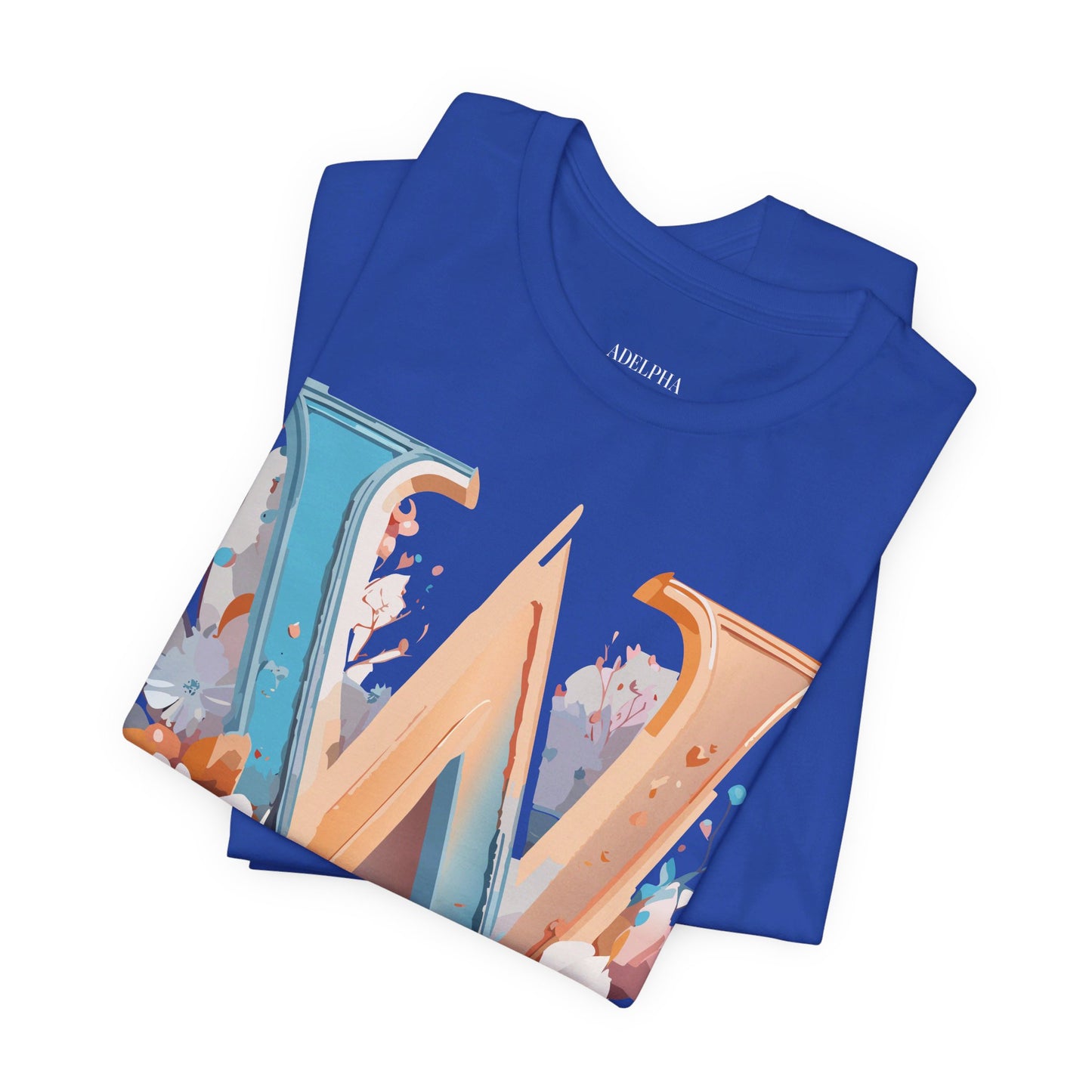 Natural Cotton Tee Shirt - Letters Collection - W Printify