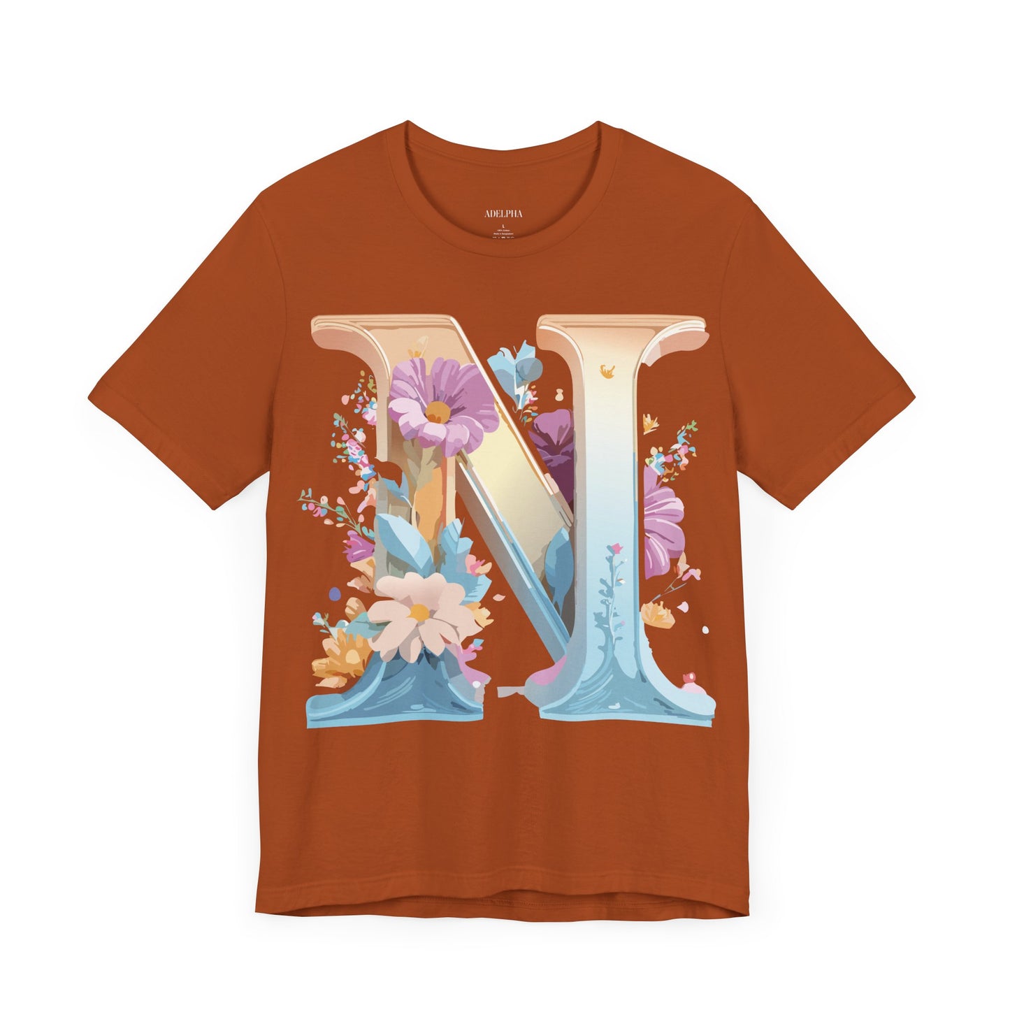 Letter Shirt, Letter N Shirt - ADELPHA