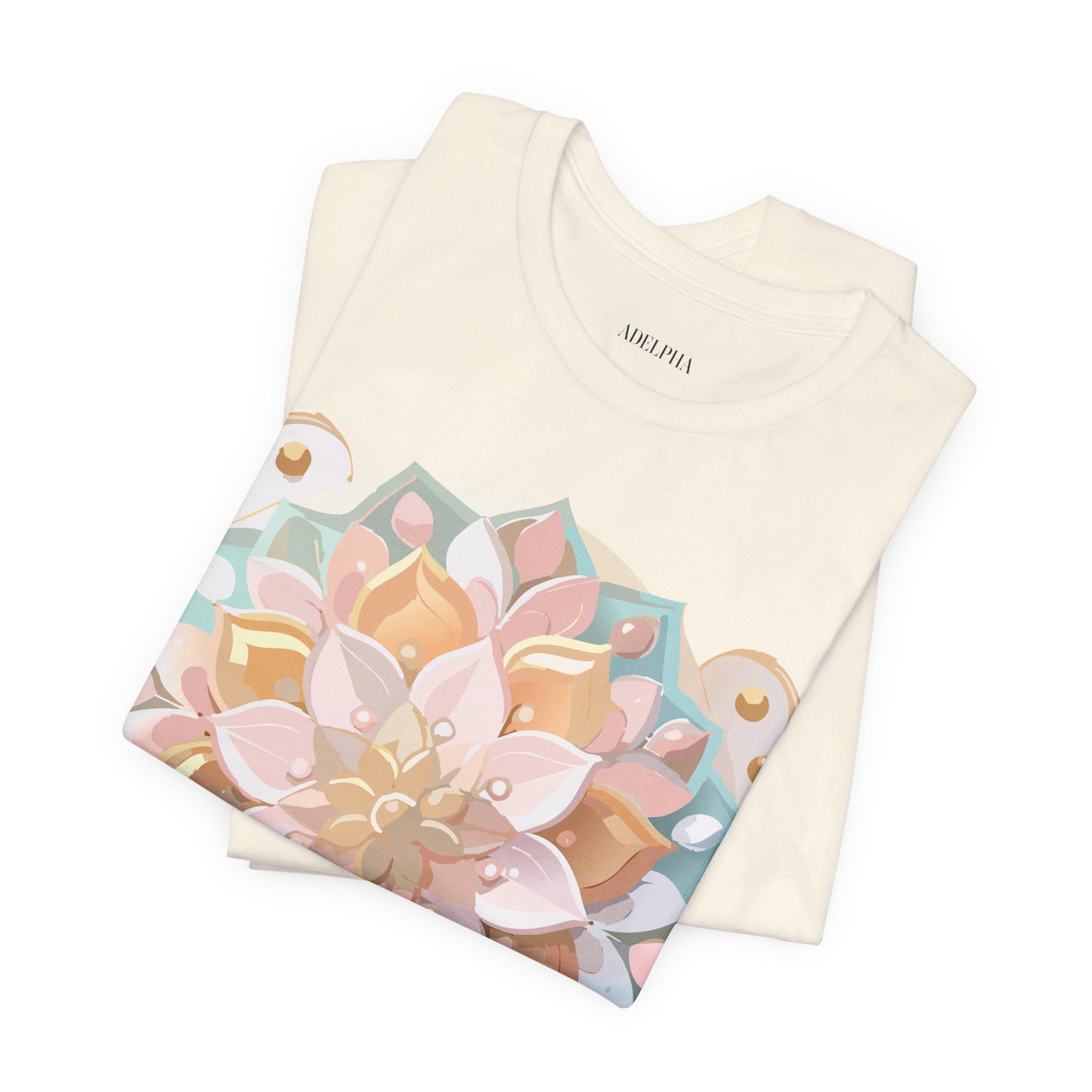 Natural Cotton Tee Shirt - Medallion Collection Printify