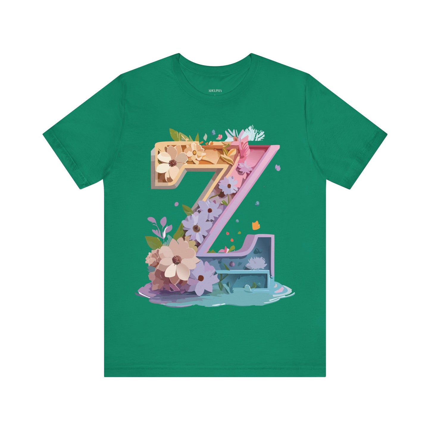 Natural Cotton Tee Shirt - Letters Collection - Z Printify