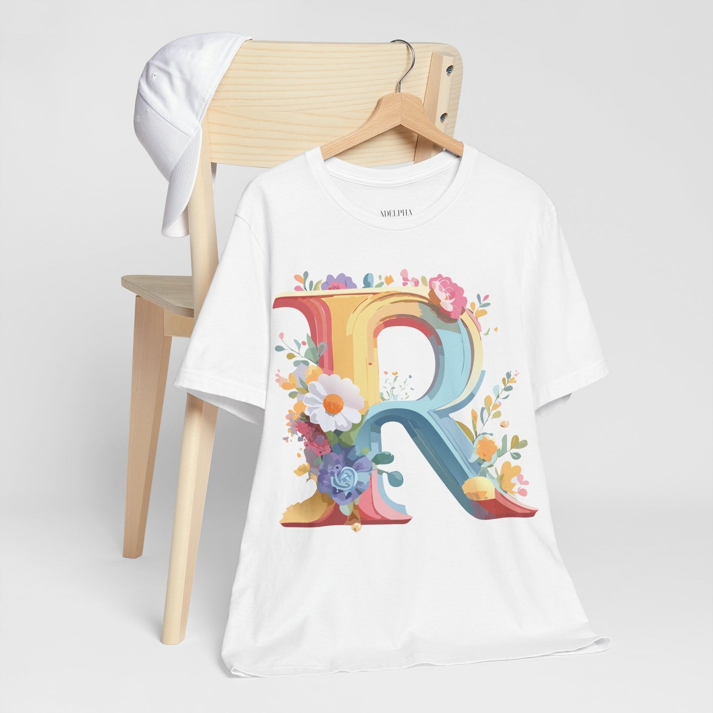 Letter Shirt, Letter R Shirt - ADELPHA