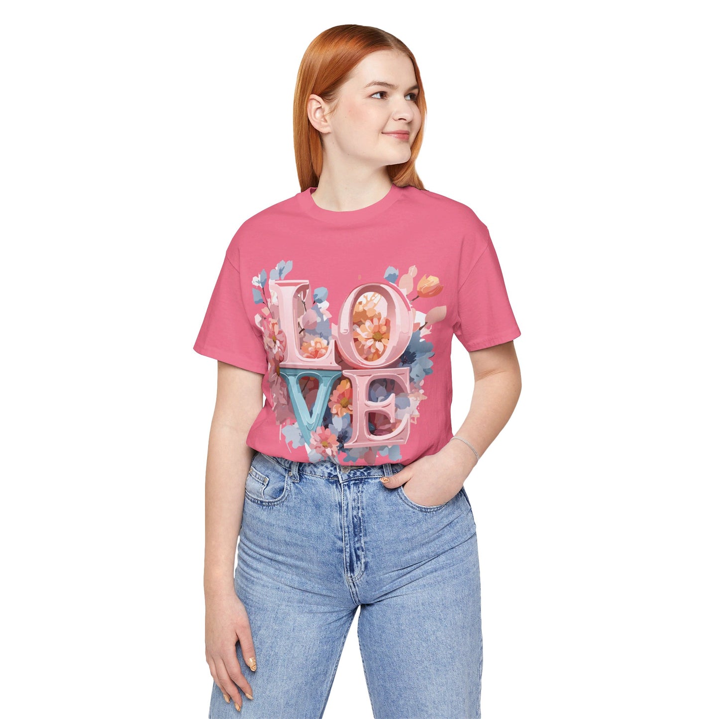 Natural Cotton Tee Shirt - Love story Collection Printify