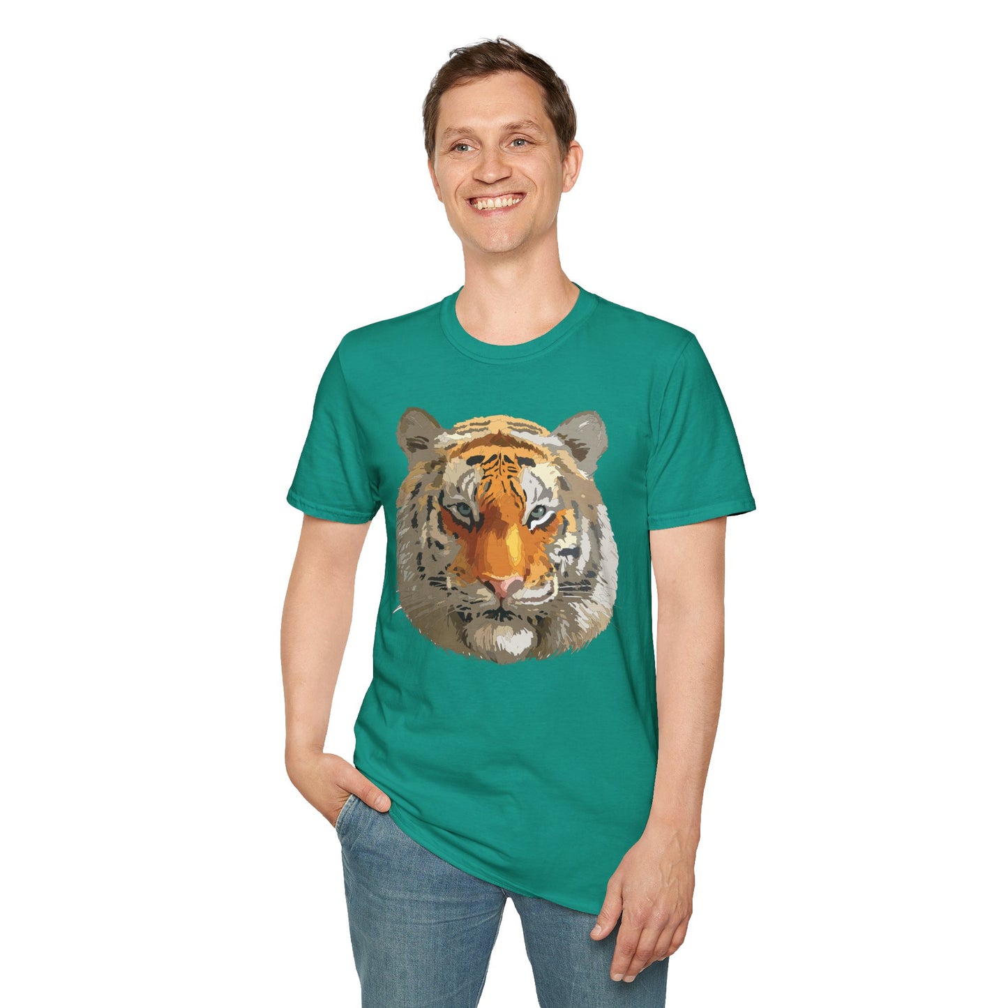 Tiger Shirt, Shirt with Tiger, Animal Tee, Shirt with Animals