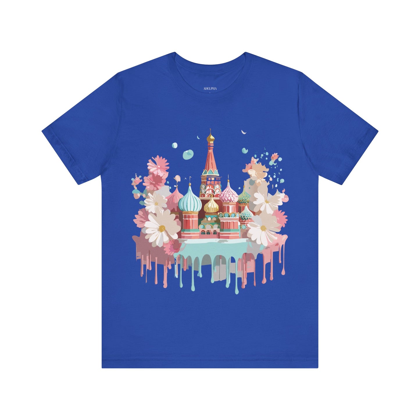Natural Cotton Tee Shirt - Beautiful Places Collection - Moscow Printify
