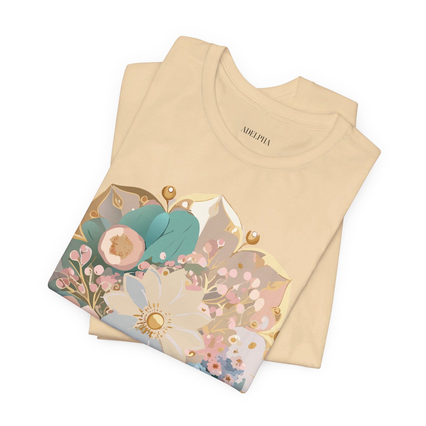 Natural Cotton Tee Shirt - Medallion Collection Printify