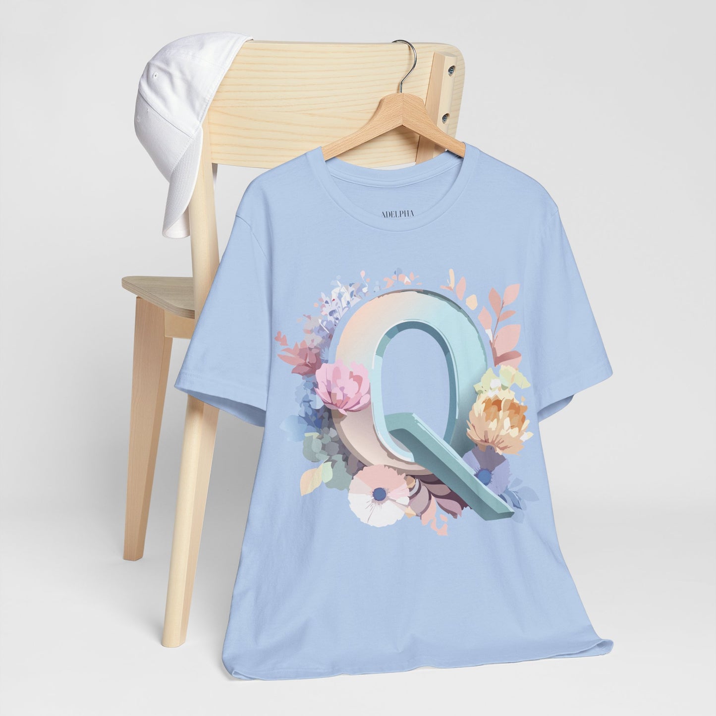 Letter Shirt, Letter Q Shirt - ADELPHA