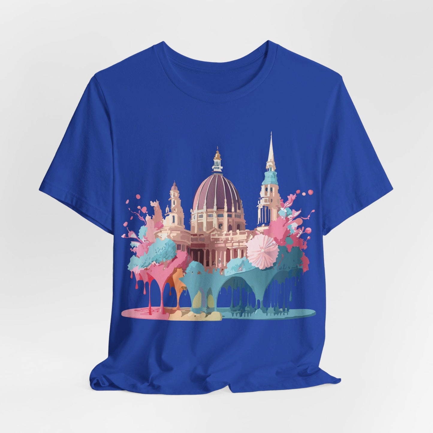 Natural Cotton Tee Shirt - Beautiful Places Collection - Vienna Printify