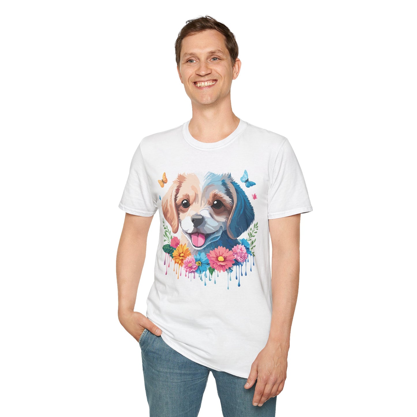 Dog Shirt, Shirt with Dog, Animal Tee, Shirt with Animals