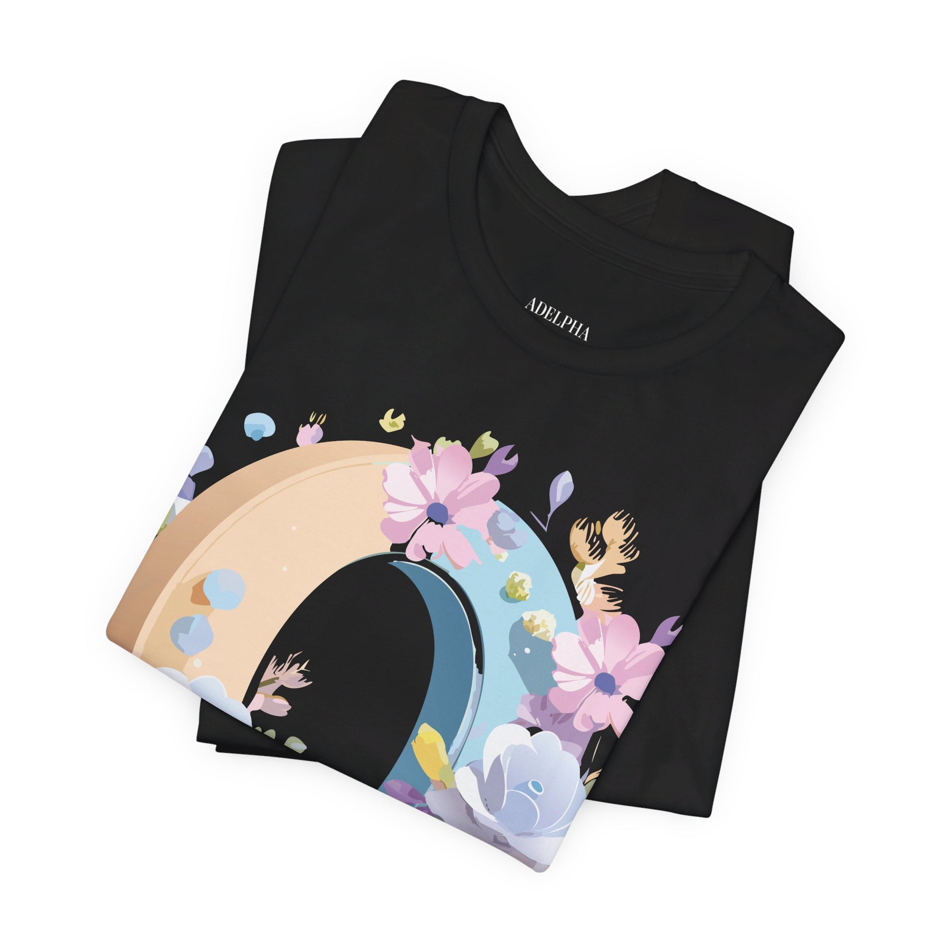 Natural Cotton Tee Shirt - Letters Collection - O Printify