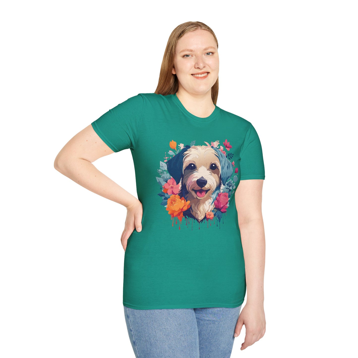 Dog Shirt, Shirt with Dog, Animal Tee, Shirt with Animals