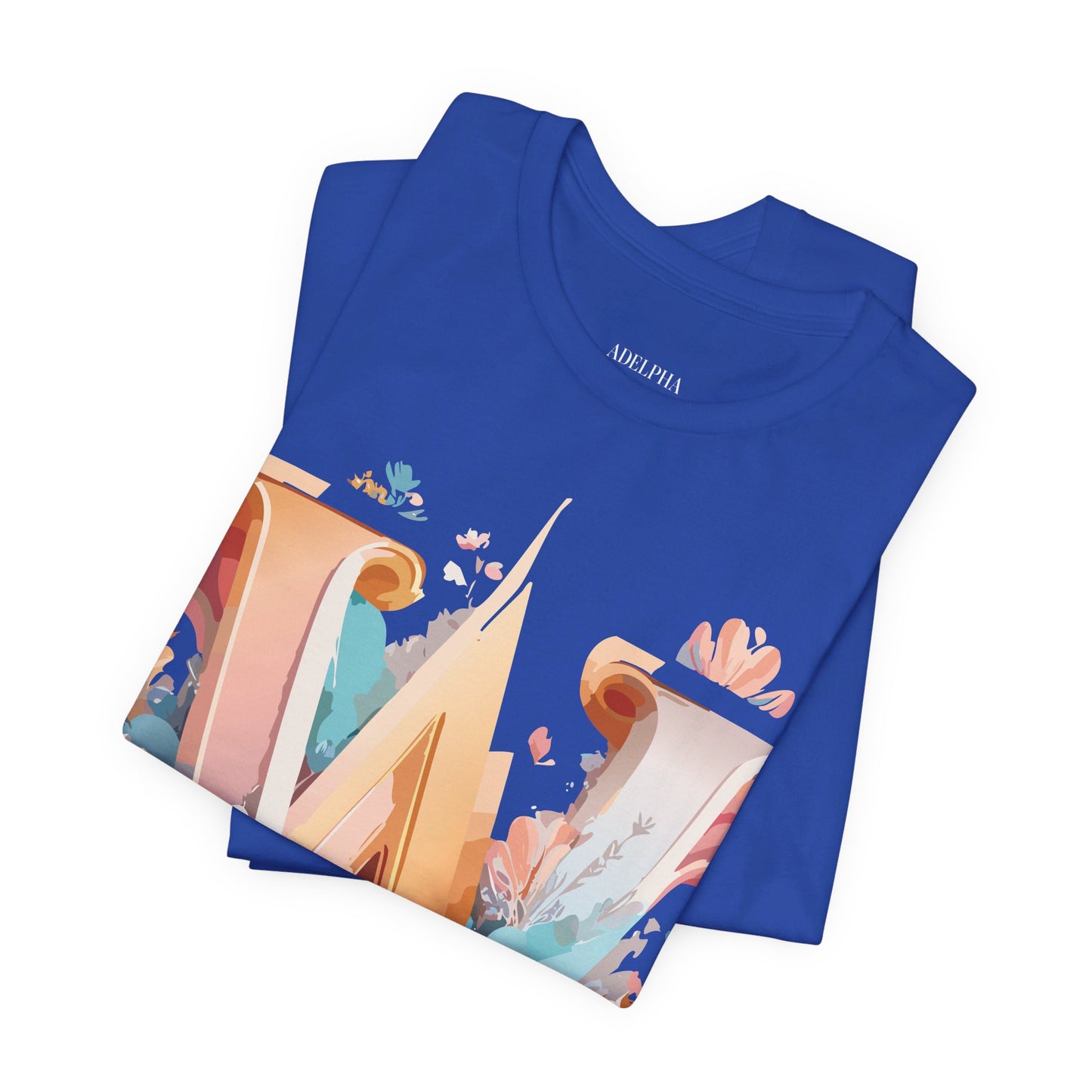 Natural Cotton Tee Shirt - Letters Collection - W Printify