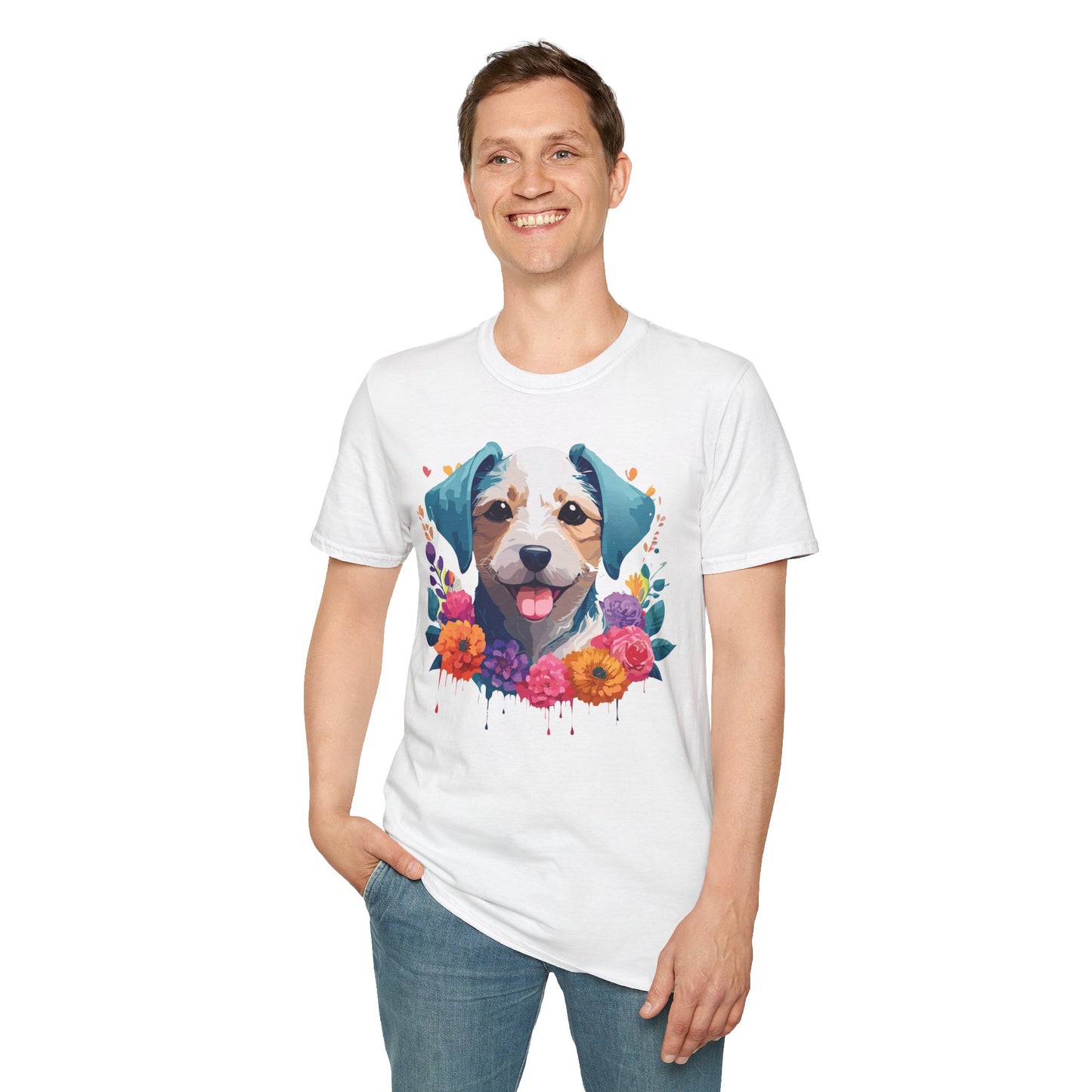 Dog Shirt, Shirt with Dog, Animal Tee, Shirt with Animals