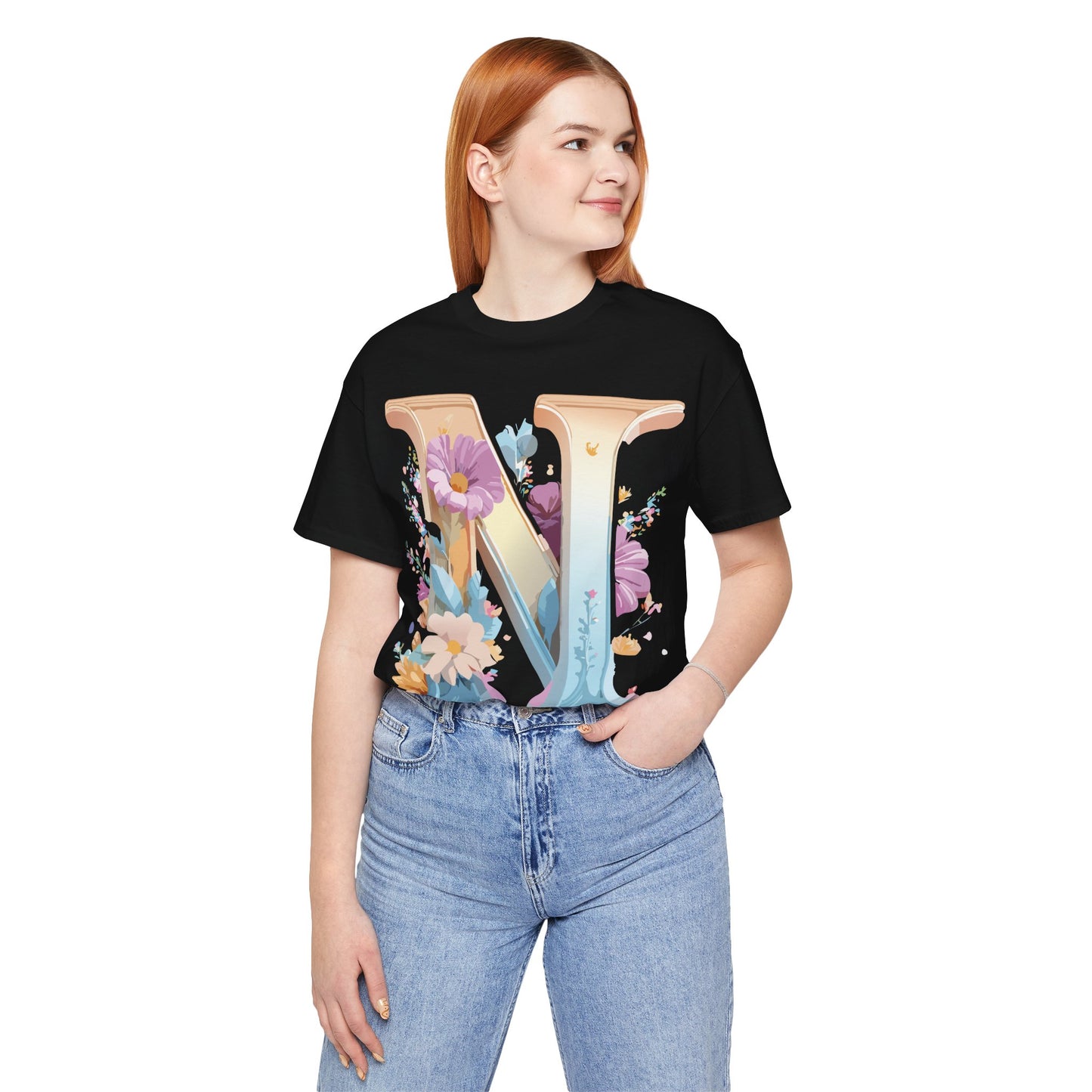 Letter Shirt, Letter N Shirt - ADELPHA