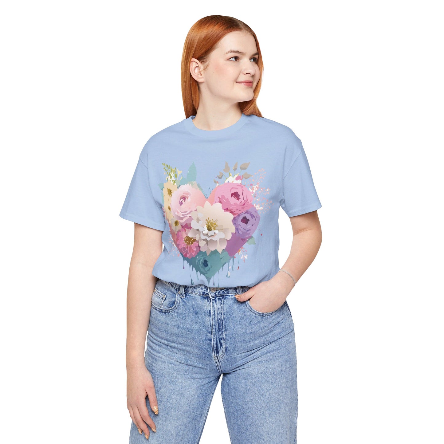 Natural Cotton Tee Shirt - Love story Collection Printify