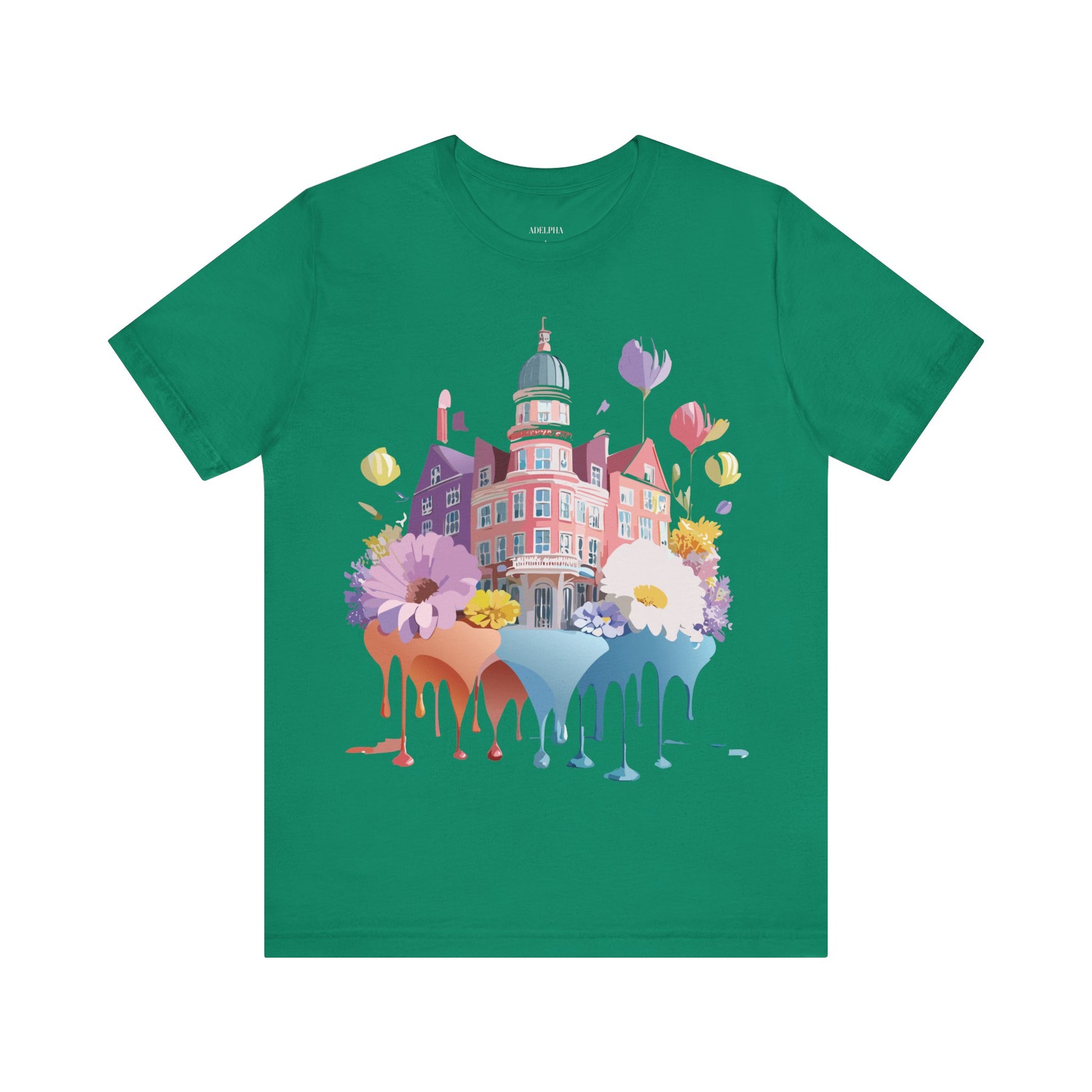 Natural Cotton Tee Shirt - Beautiful Places Collection - Amsterdam Printify
