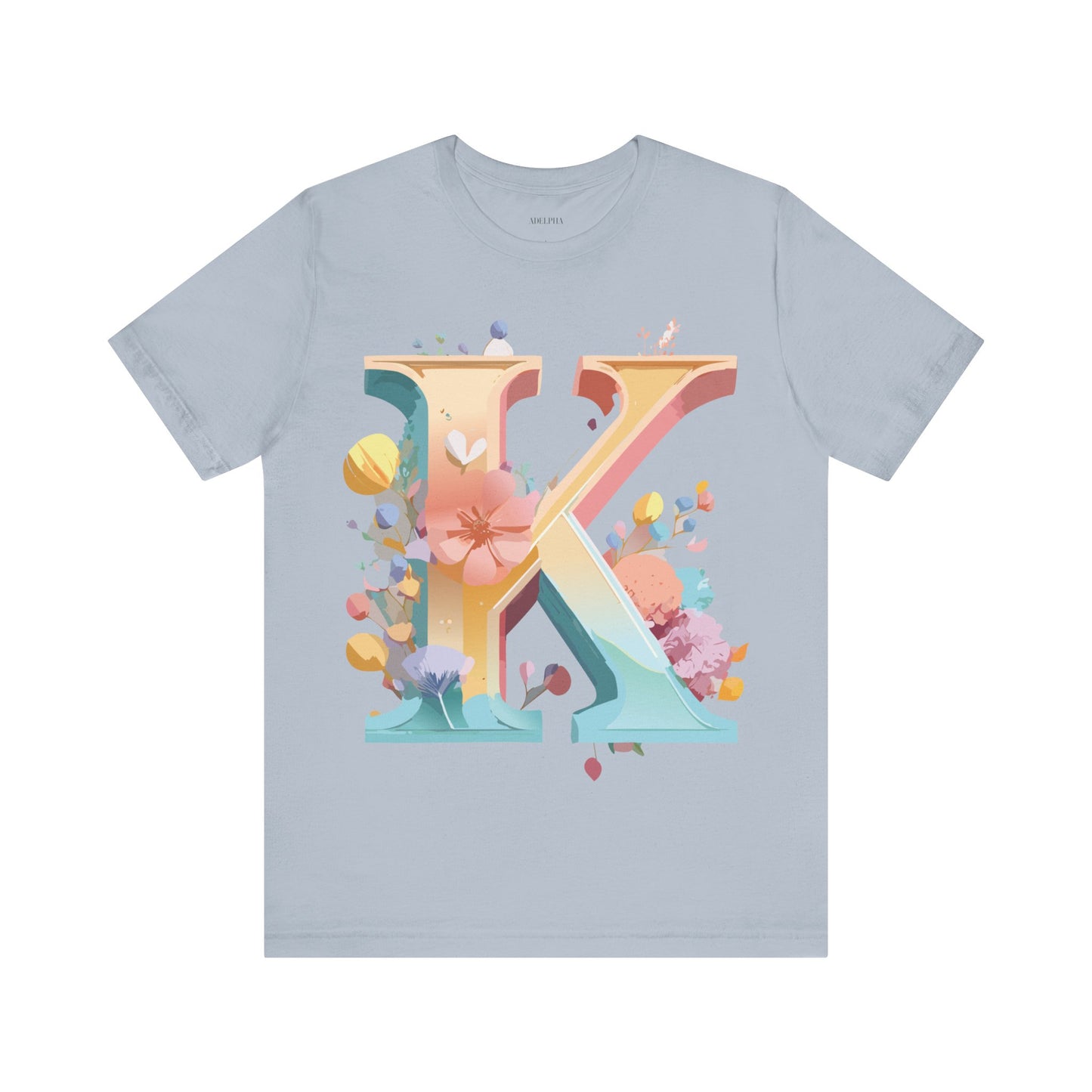 Natural Cotton Tee Shirt - Letters Collection - K Printify