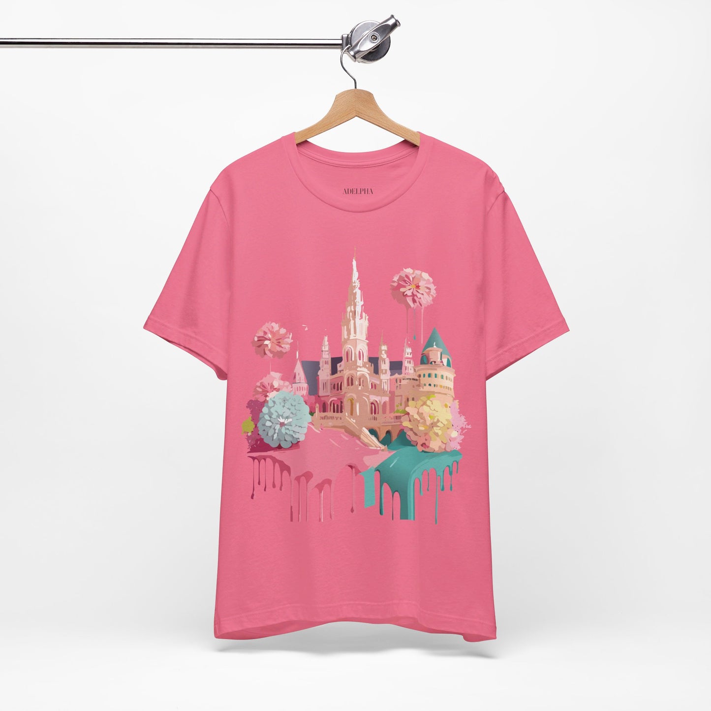 Natural Cotton Tee Shirt - Beautiful Places Collection - Vienna Printify