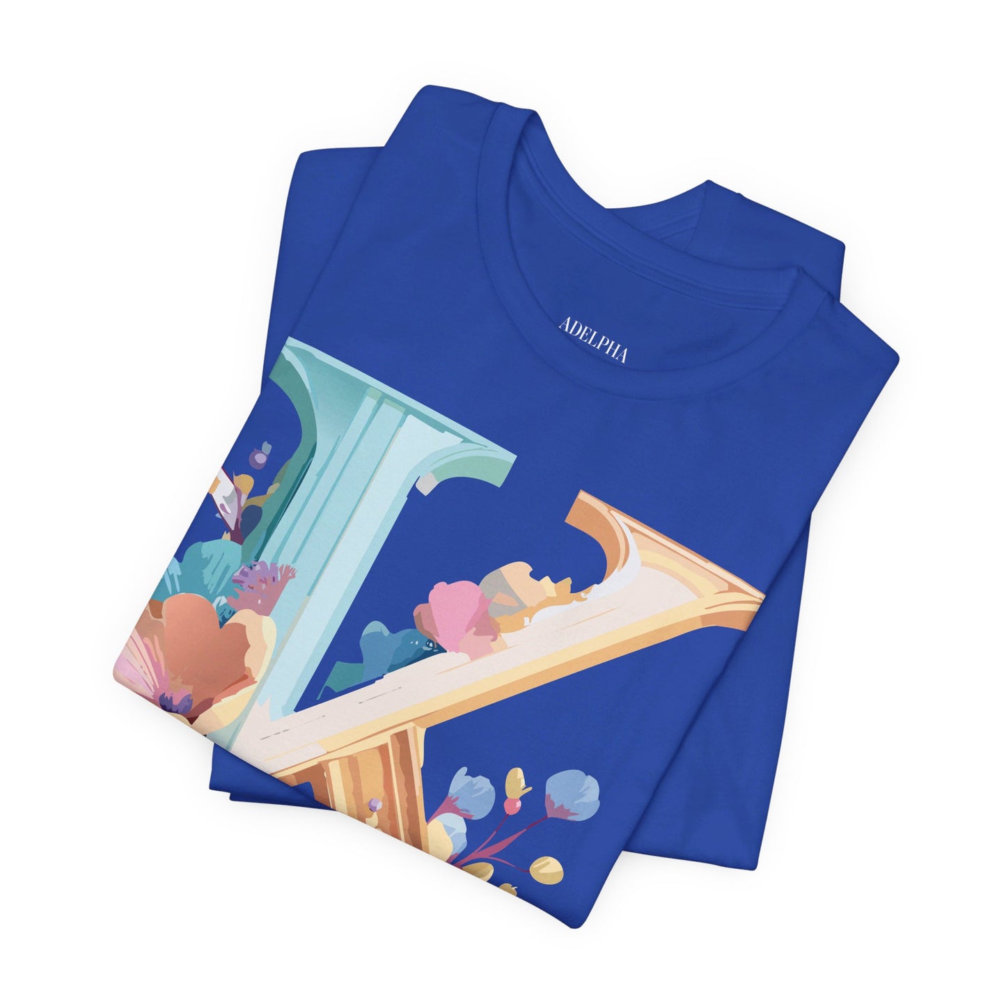 Natural Cotton Tee Shirt - Letters Collection - K Printify