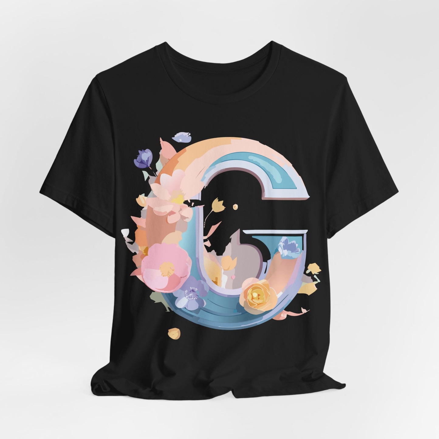 Natural Cotton Tee Shirt - Letters Collection - G Printify