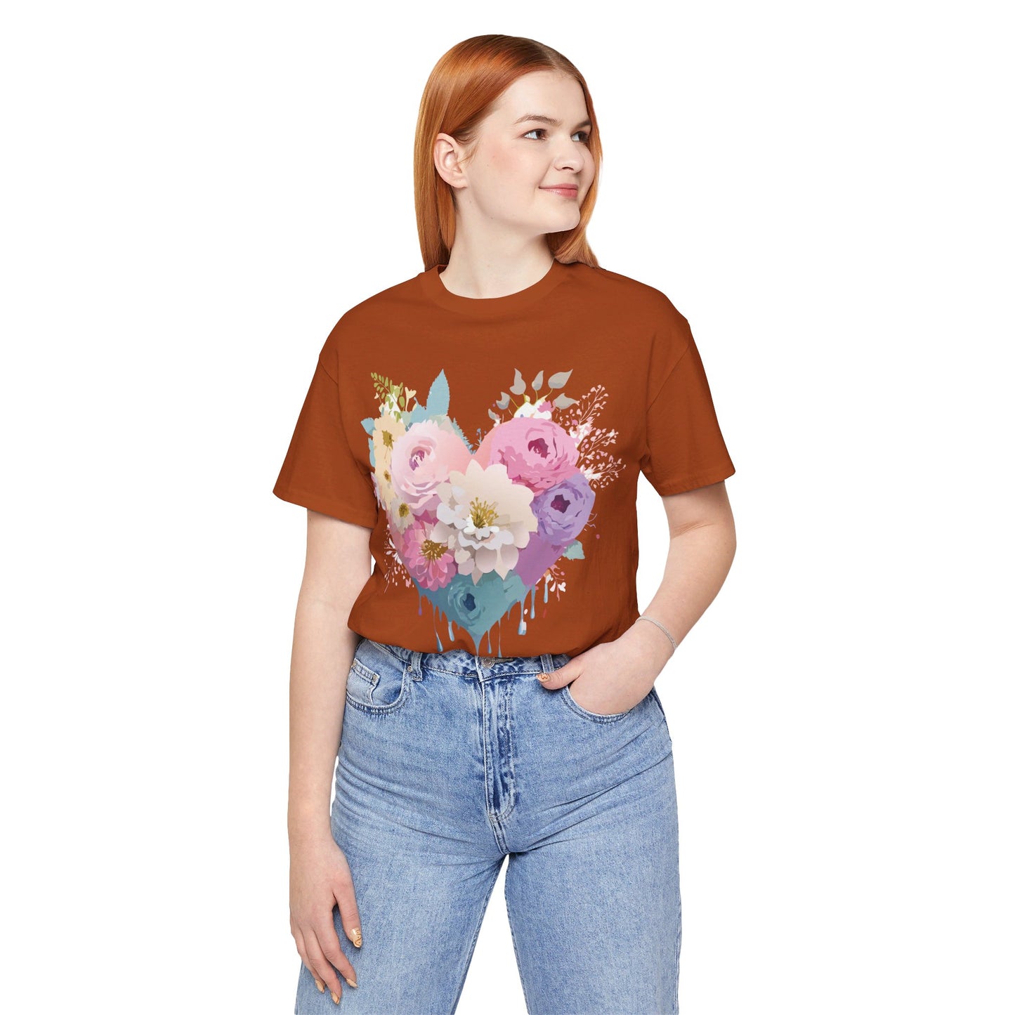Natural Cotton Tee Shirt - Love Story Collection Printify