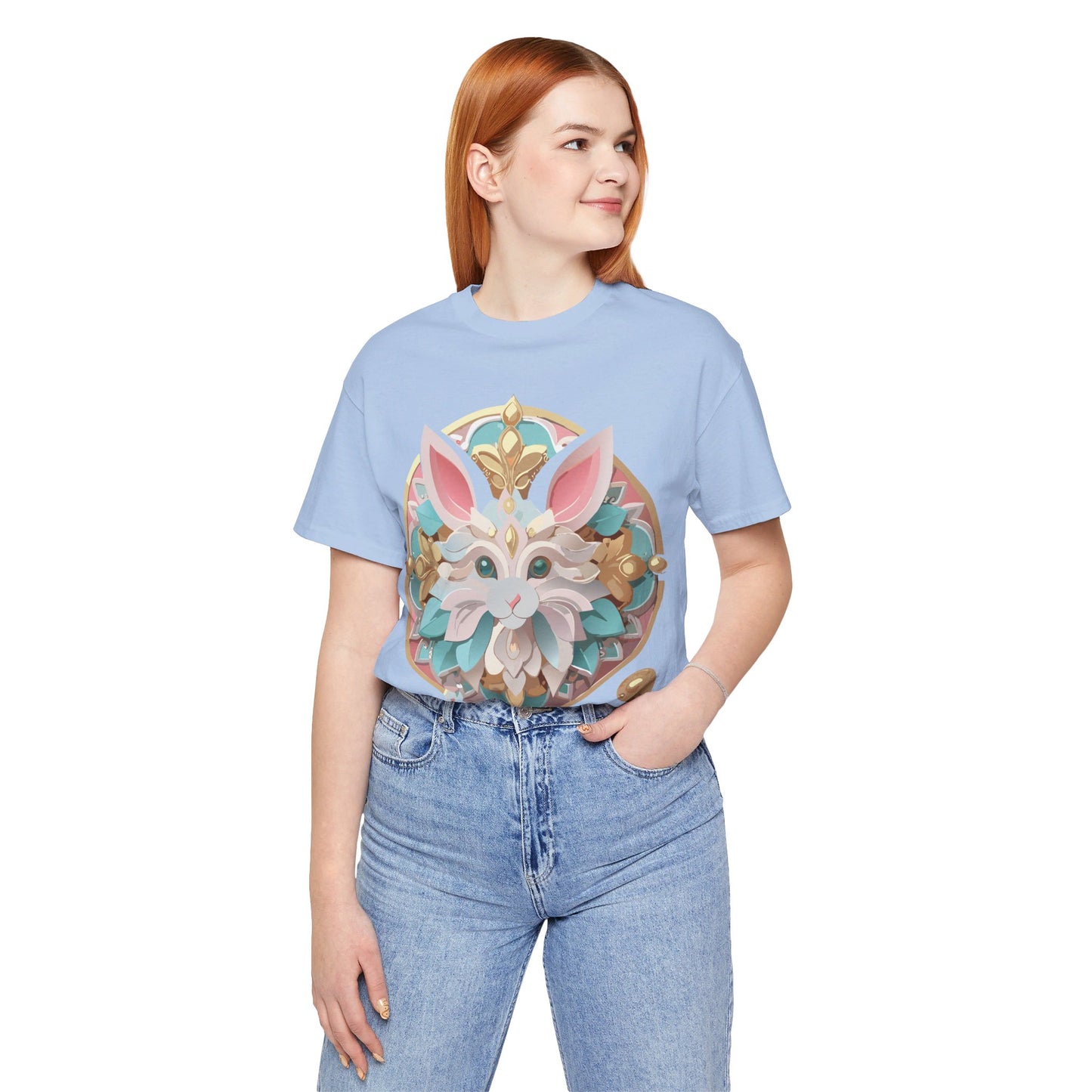 Natural Cotton Tee Shirt - Medallion Collection Printify